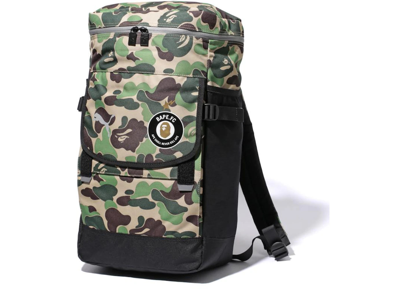 Bape X Puma Abc Camo Backpack Green