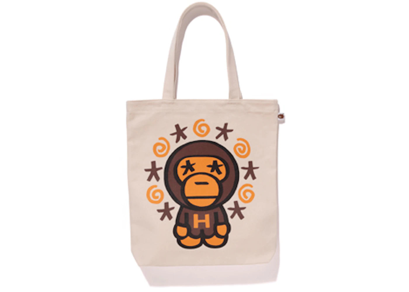 Bape X Eric Haze Baby Milo Tote Ivory