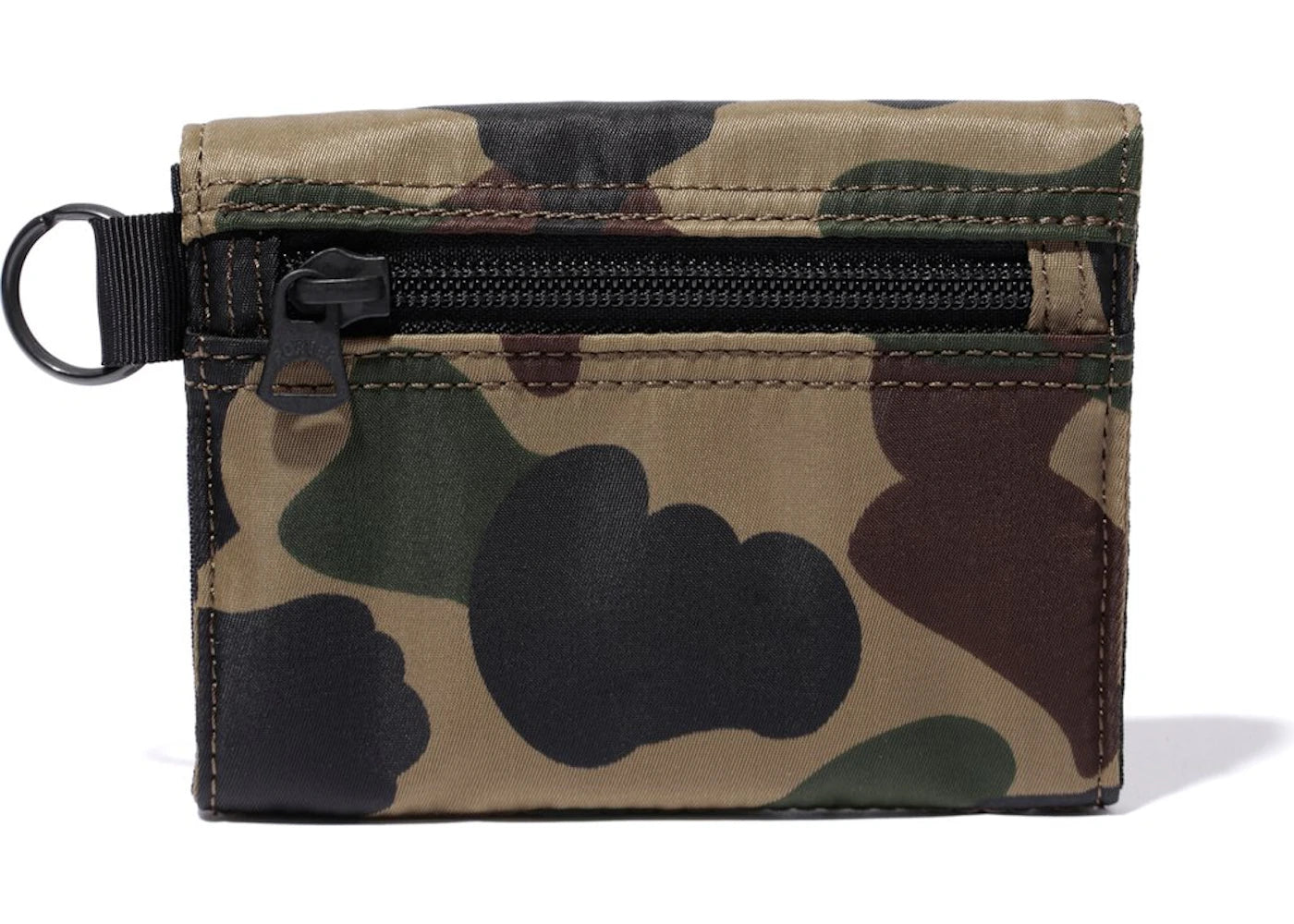 Bape X Porter 1St Camo Wallet Green