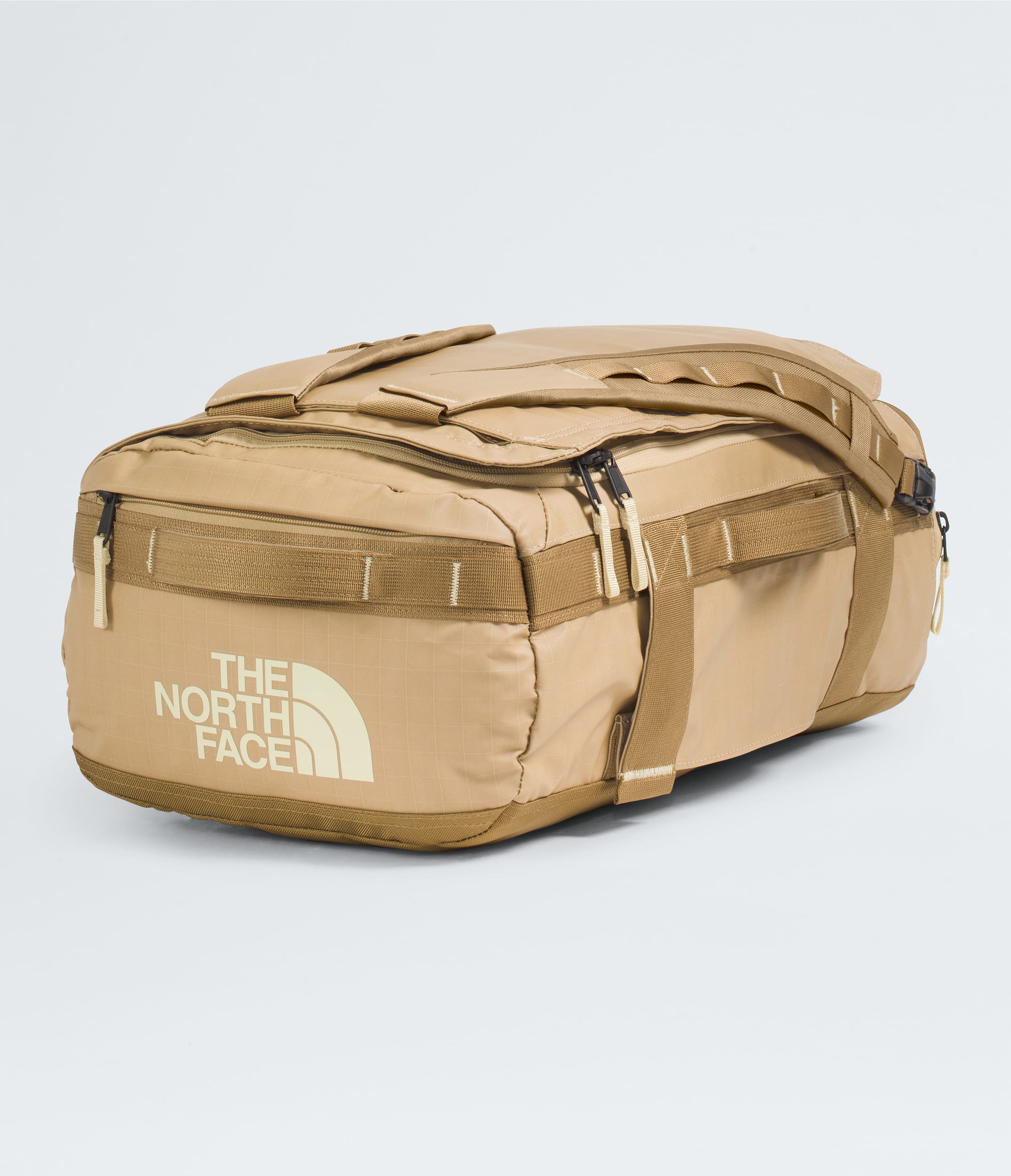 The North Face Base Camp™ Voyager Duffel—32L Khaki Stone-Utility Brown-Desert Stone