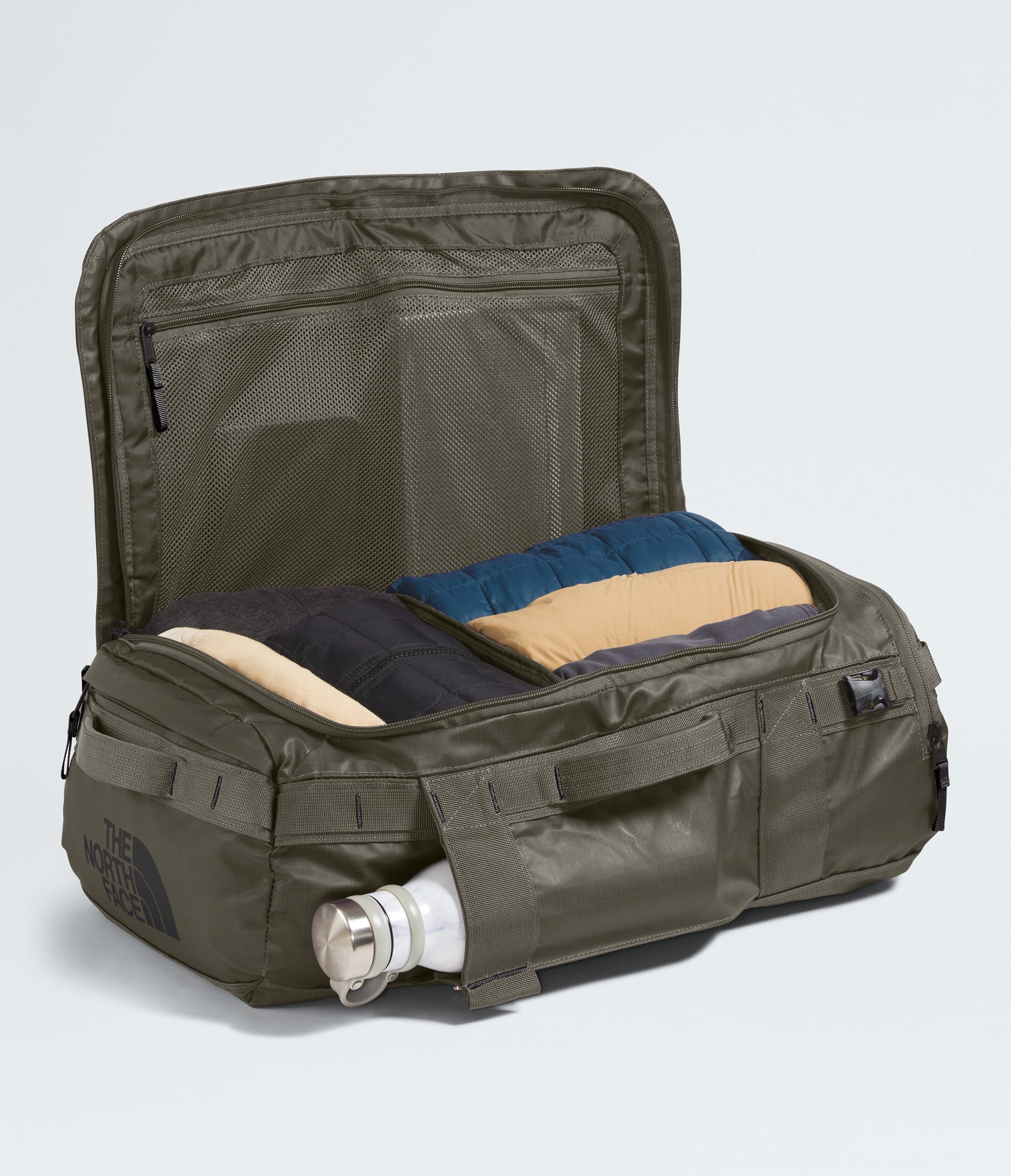 The North Face Base Camp™ Voyager Duffel—32L New Taupe Green