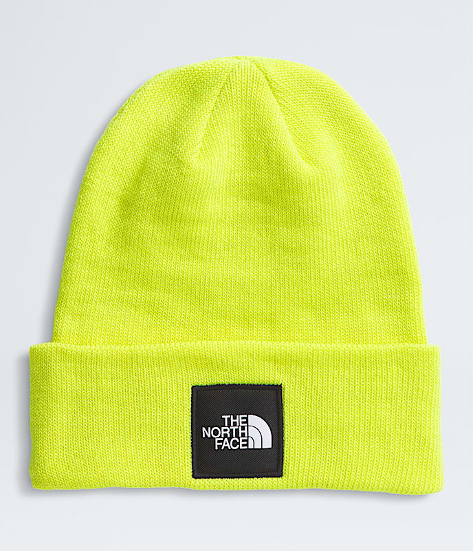 The North Face Big Box Beanie TNF Blue White Dune Fizz Lime Summit Gold