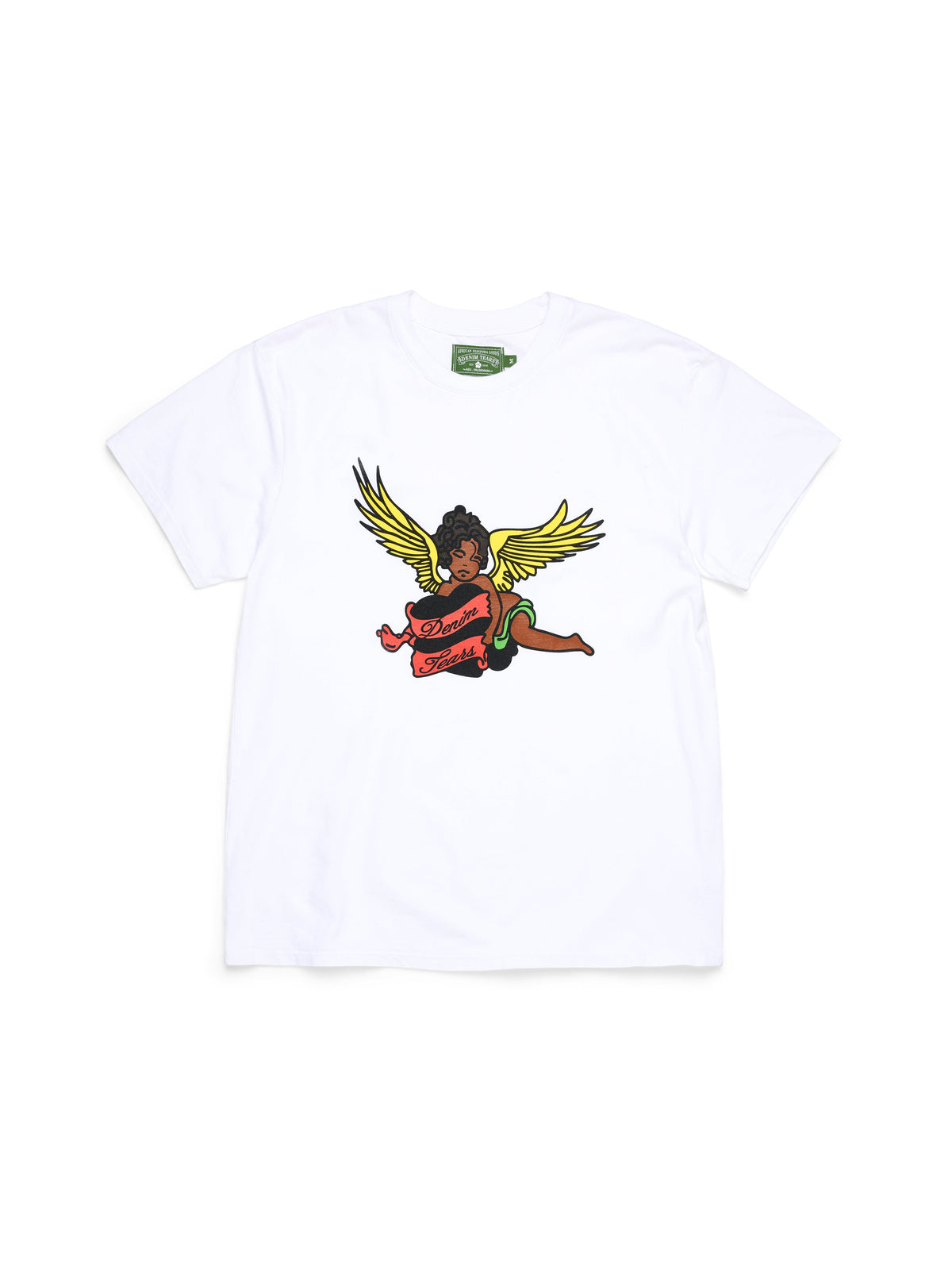 Denim Tears Black Cherub Tee White