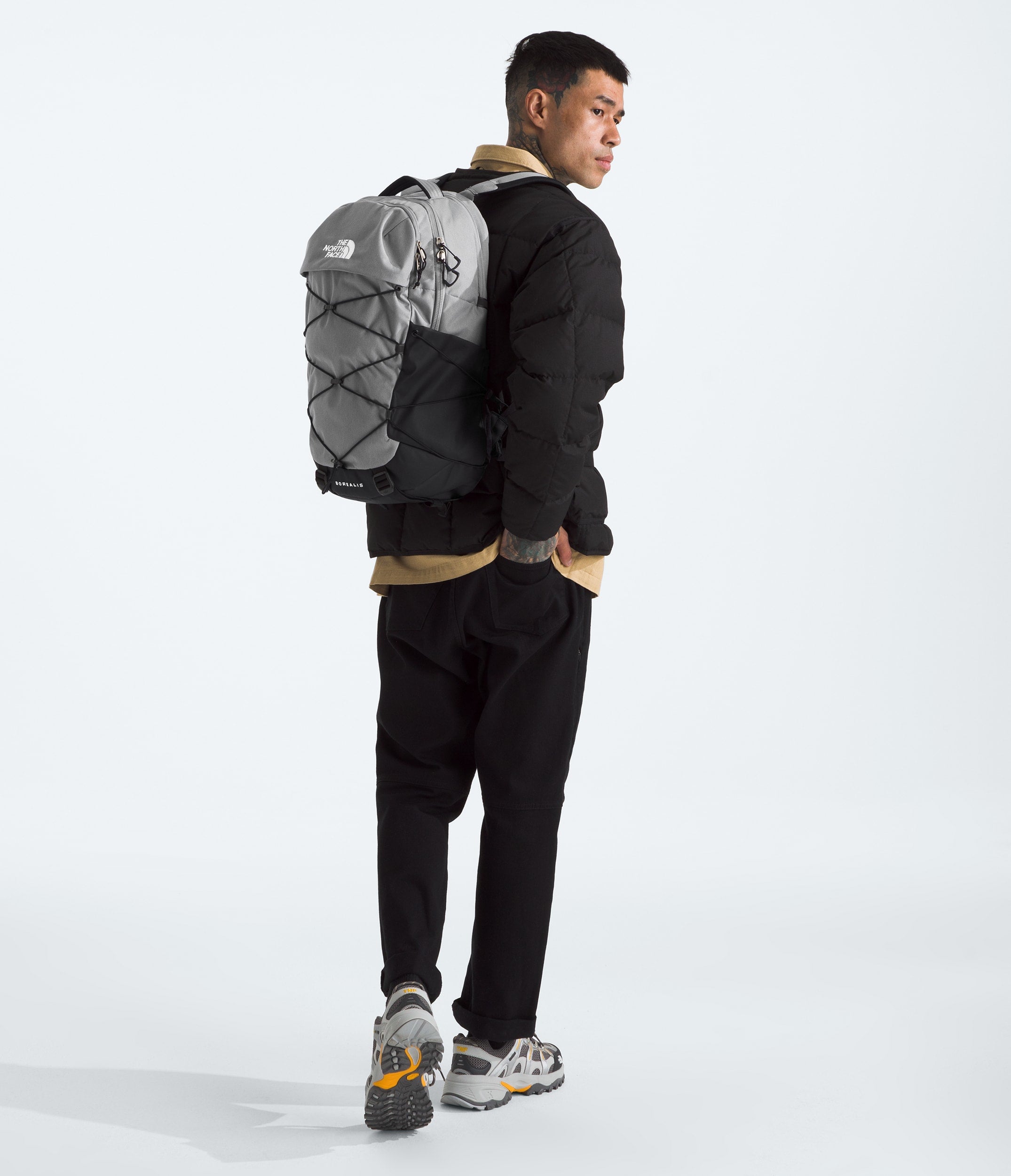 The North Face Borealis Backpack Meld Grey Dark Heather
