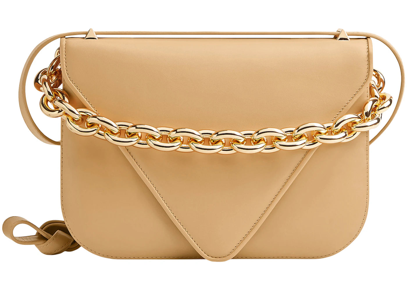 Bottega Veneta Mount Envelope Bag Almond