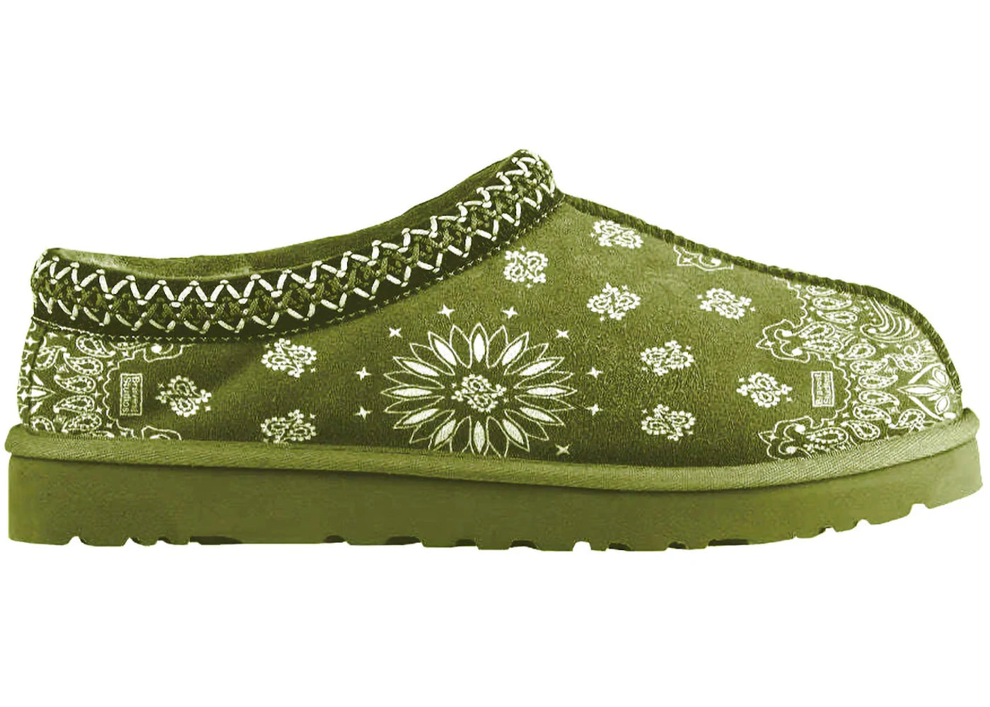 Bravest Studios Paisley Slippers Olive