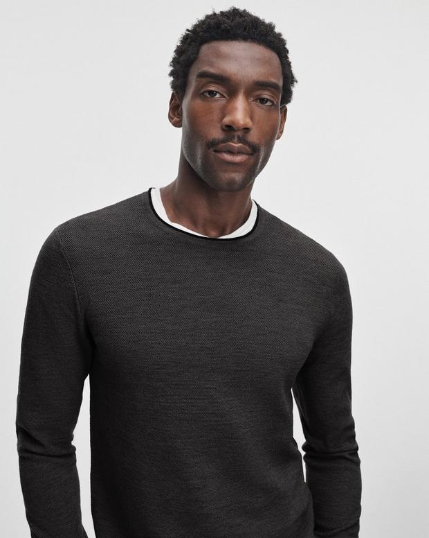 Rag & Bone Brooks Merino Wool Crewneck