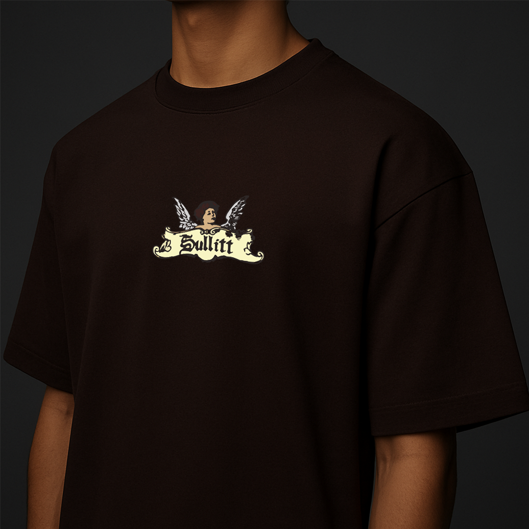 Dark Brown Angel Tee