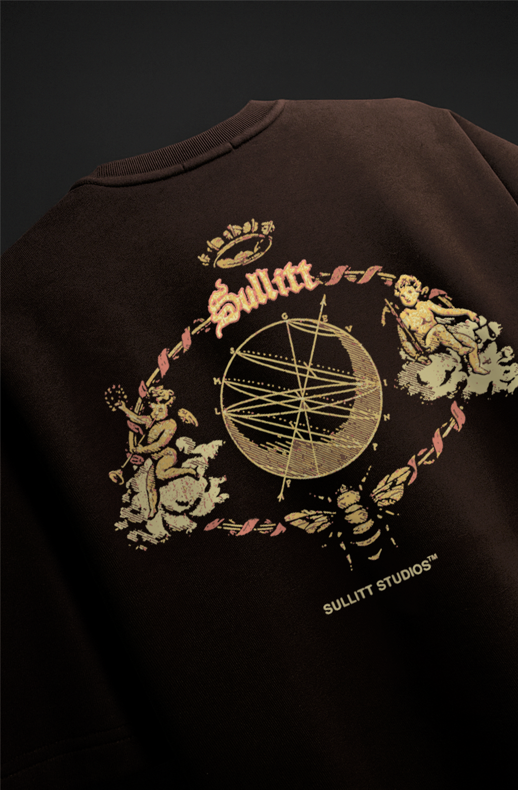 Dark Brown Angel Tee