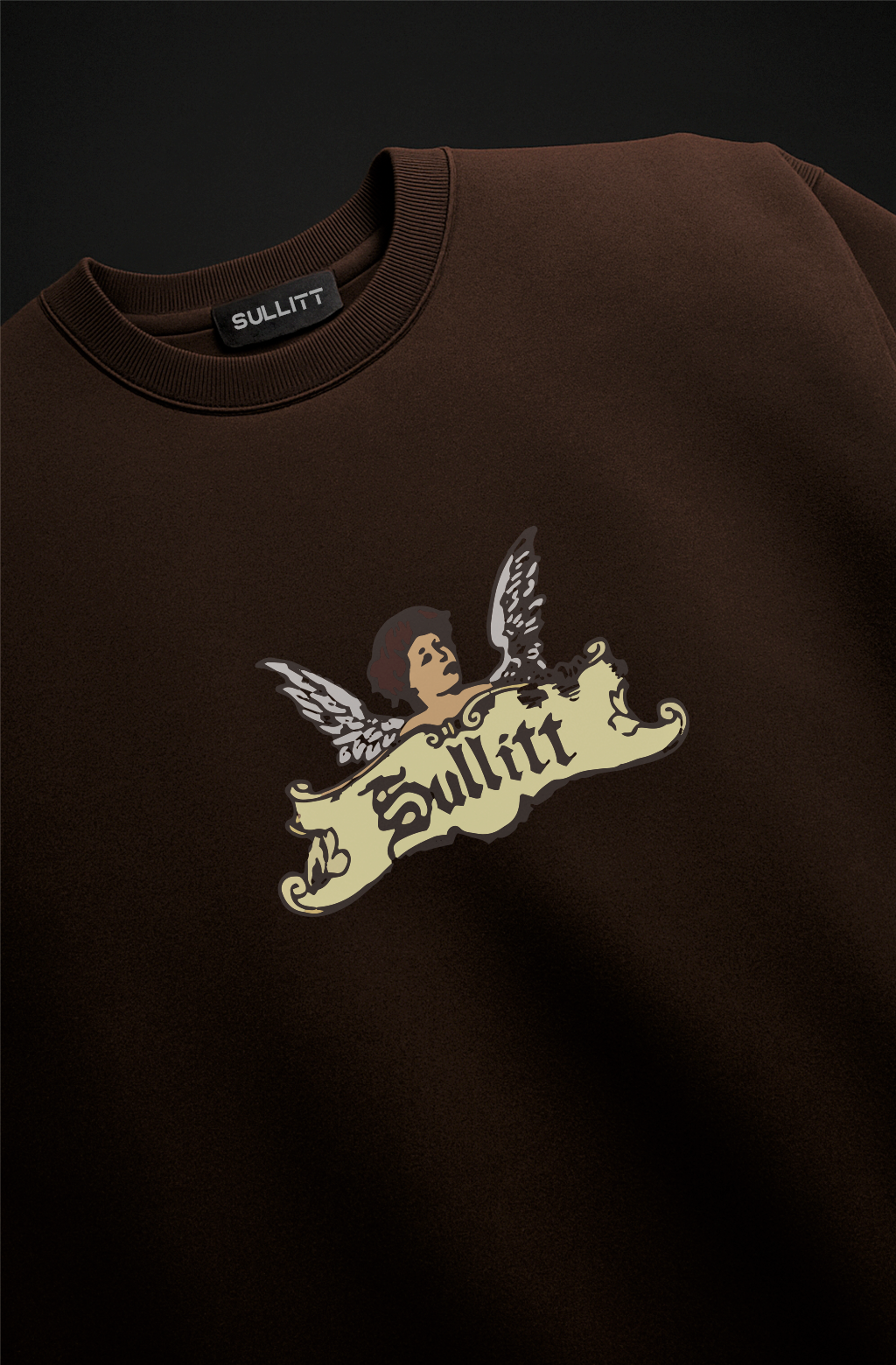Dark Brown Angel Tee
