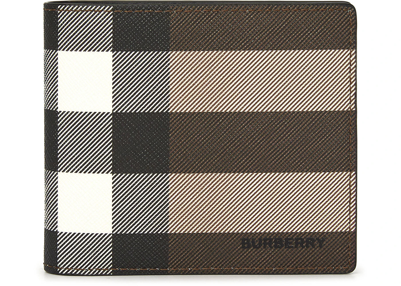 Burberry Check Short Wallet Brown