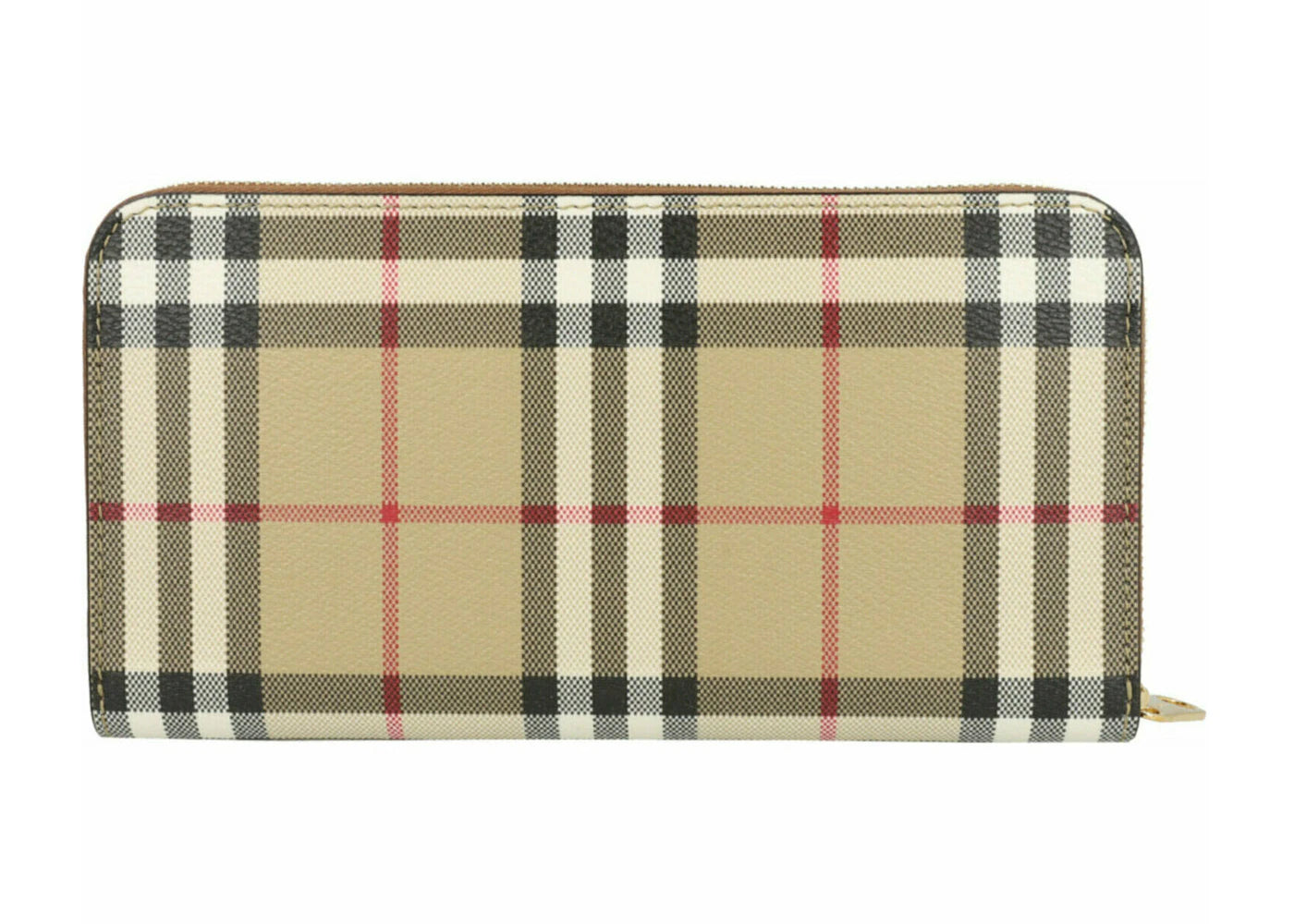 Burberry Check Zip Wallet Archive Beige