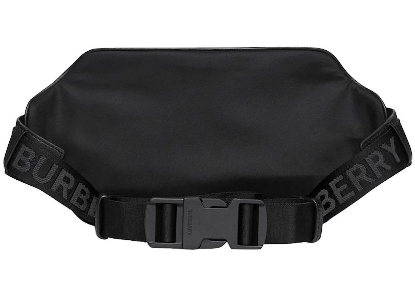 Burberry Logo Print Nylon Bum Bag Black