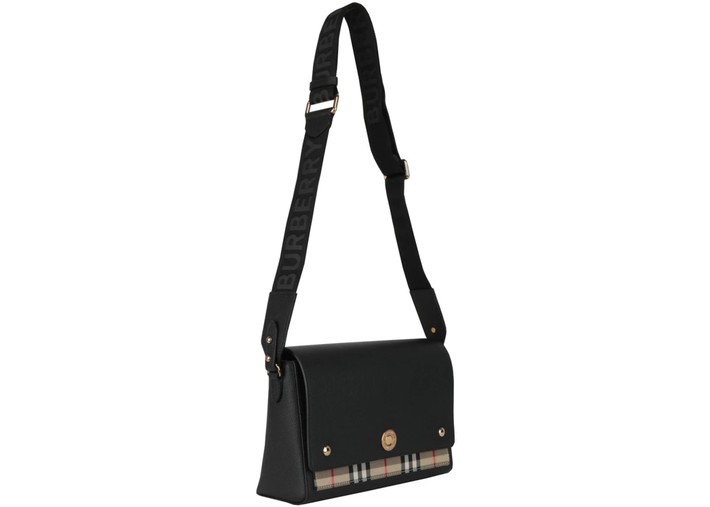 Burberry Medium Note Bag Black
