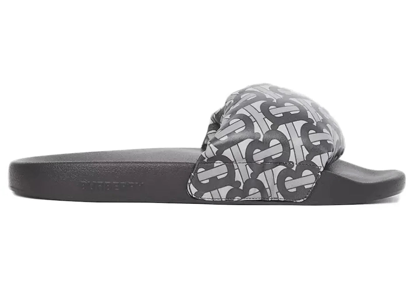 Burberry Monogram Print Slide Grey (Women'S)