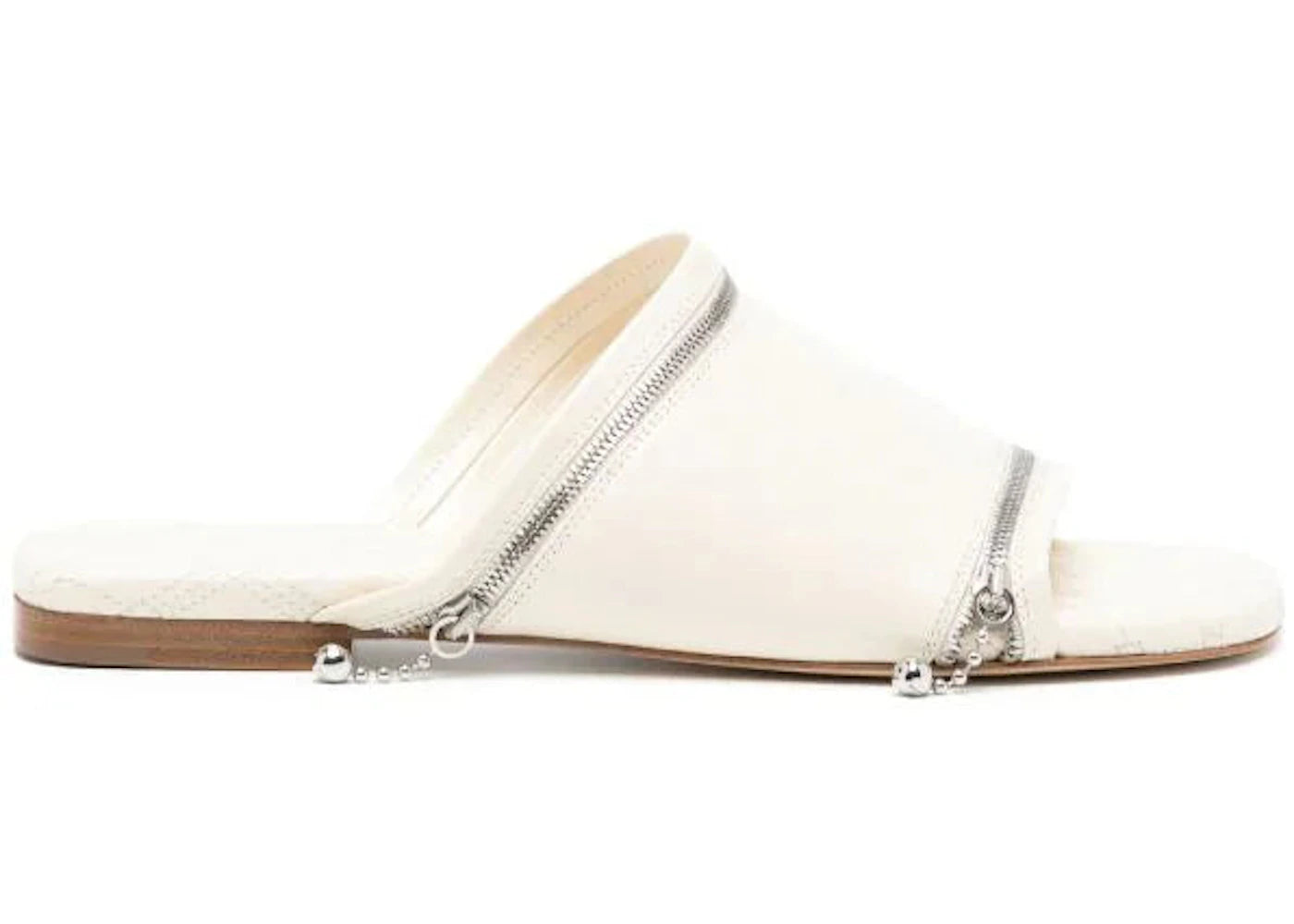 Burberry Peep Slides Ivory (Women'S)
