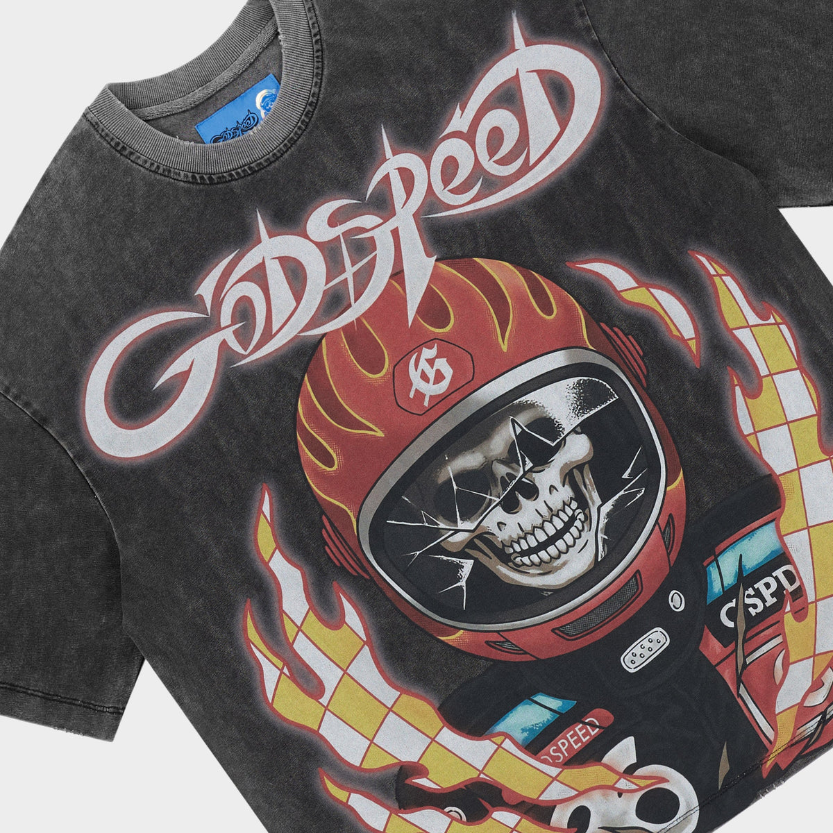 Godspeed Road Rage T-Shirt NG (Grey Wash)
