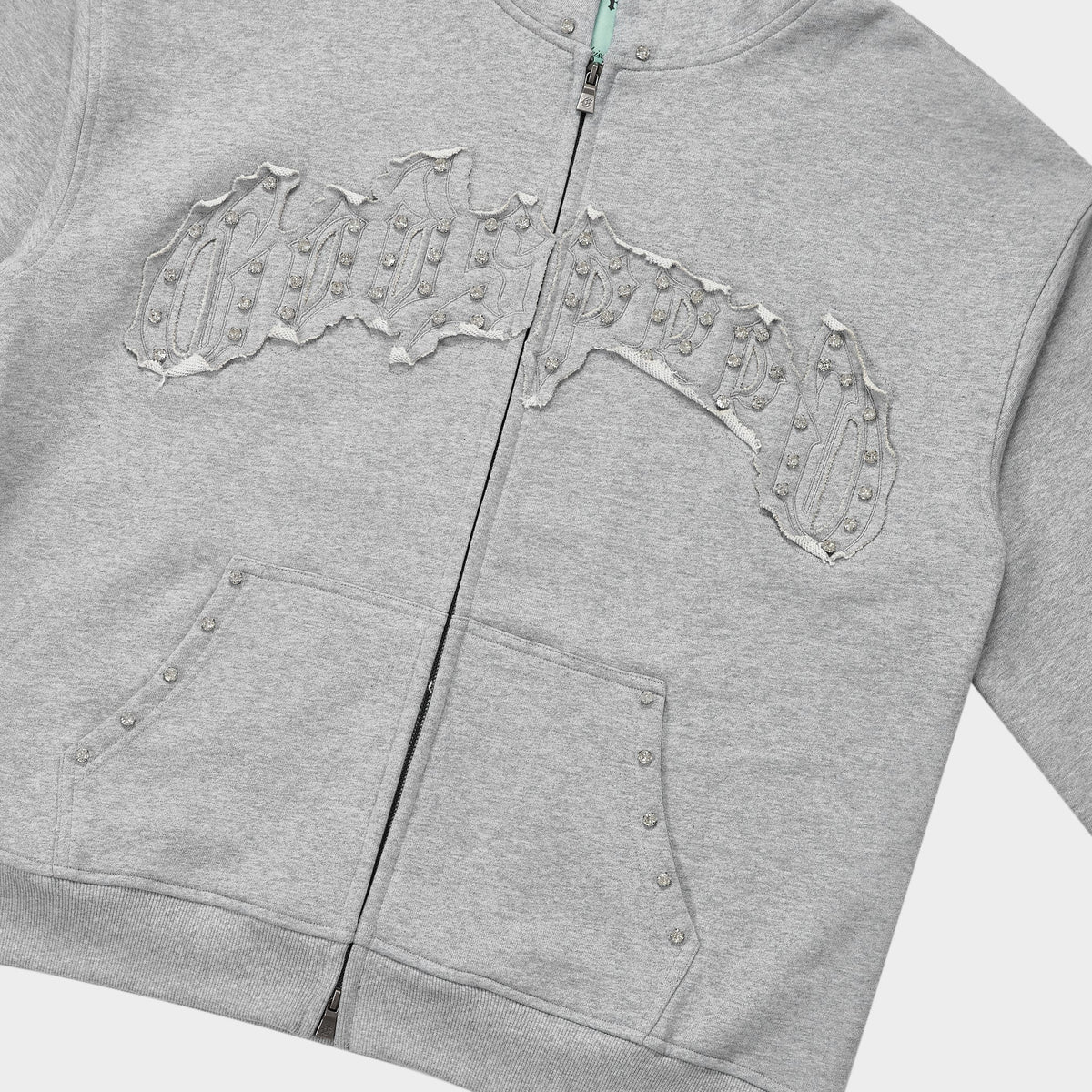Godspeed Symmetric Studded Sweatsuit V2 (Heather Grey Vvs)