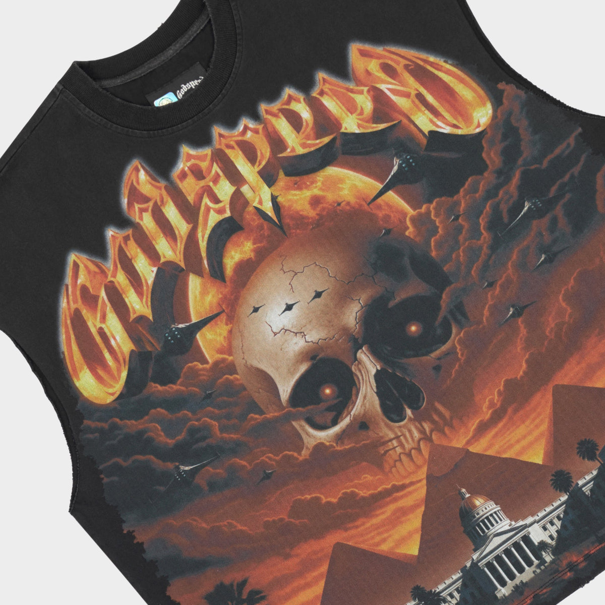 Godspeed Echoes Empire Sleeveless T-Shirt (Black Wash)