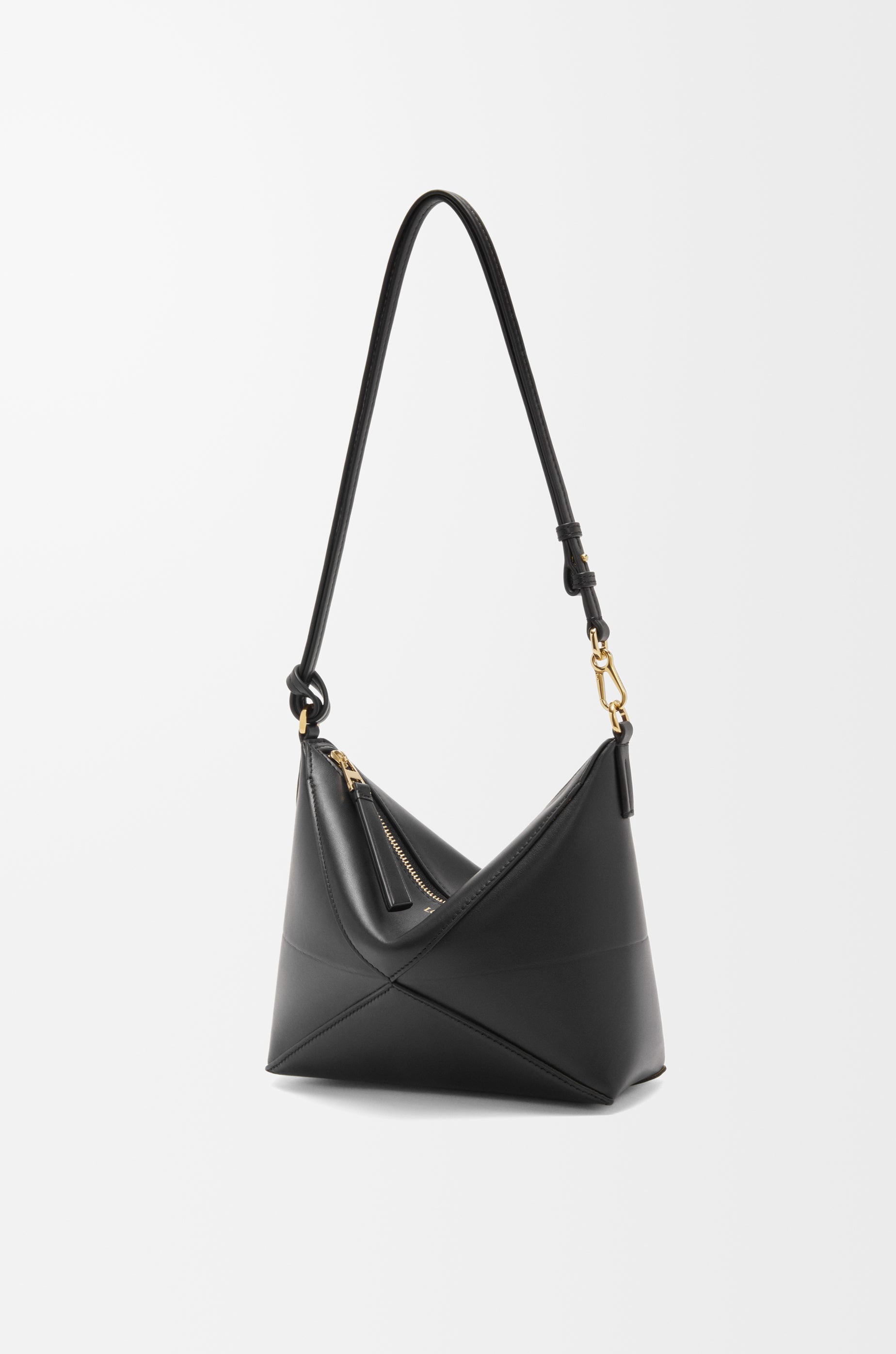 Loewe Puzzle Fold pouch in shiny nappa calfskin