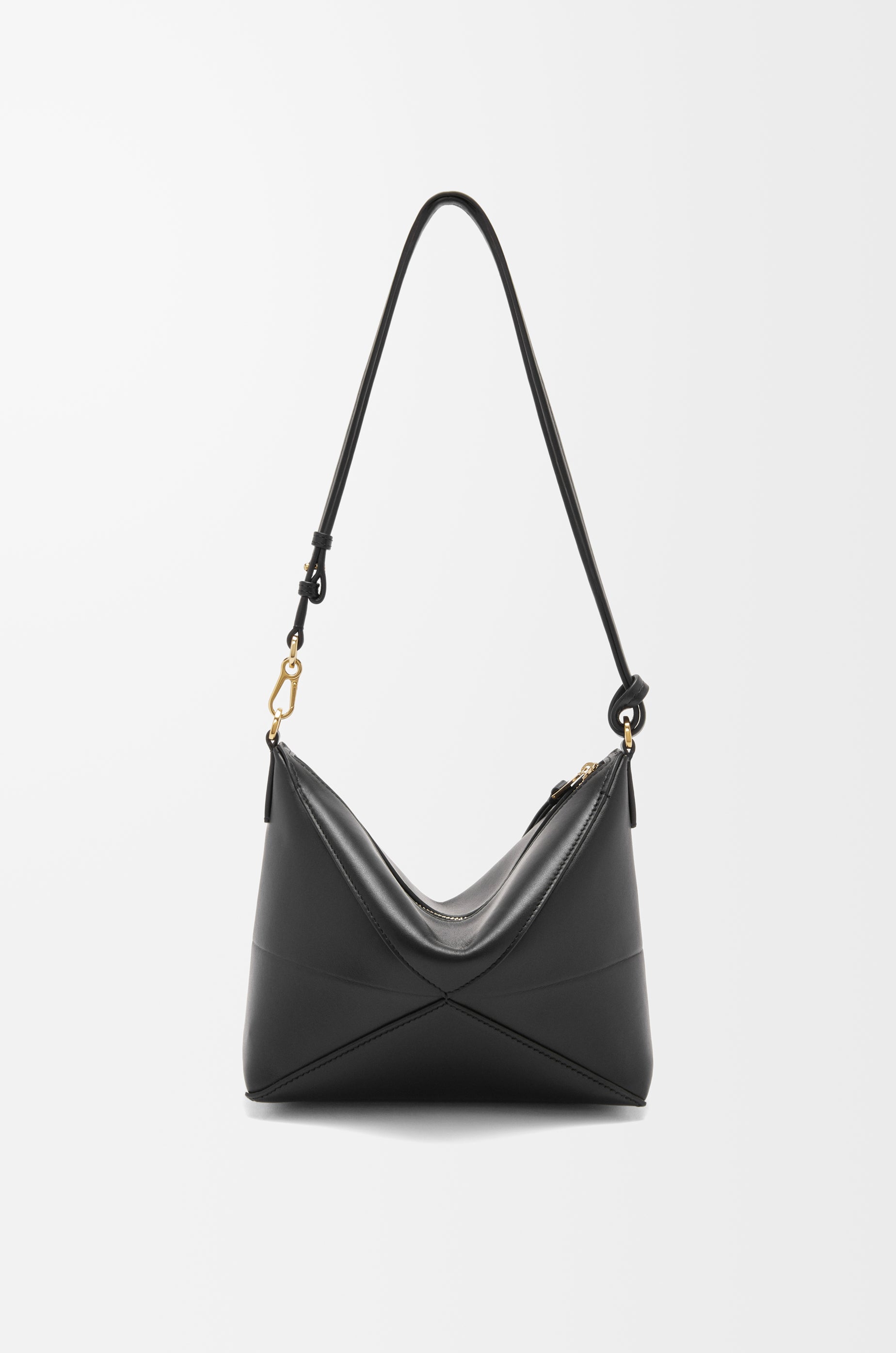 Loewe Puzzle Fold pouch in shiny nappa calfskin