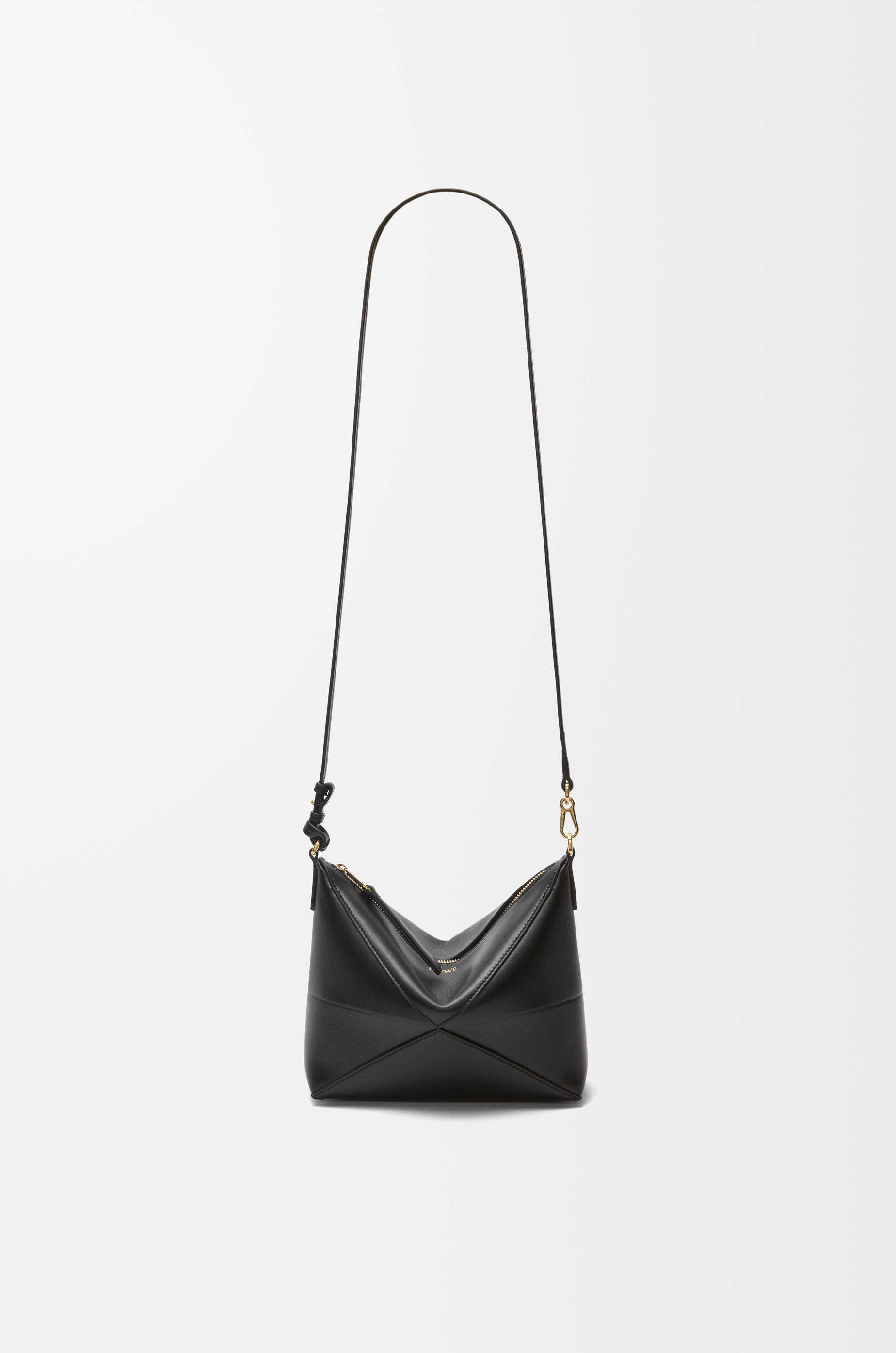 Loewe Puzzle Fold pouch in shiny nappa calfskin