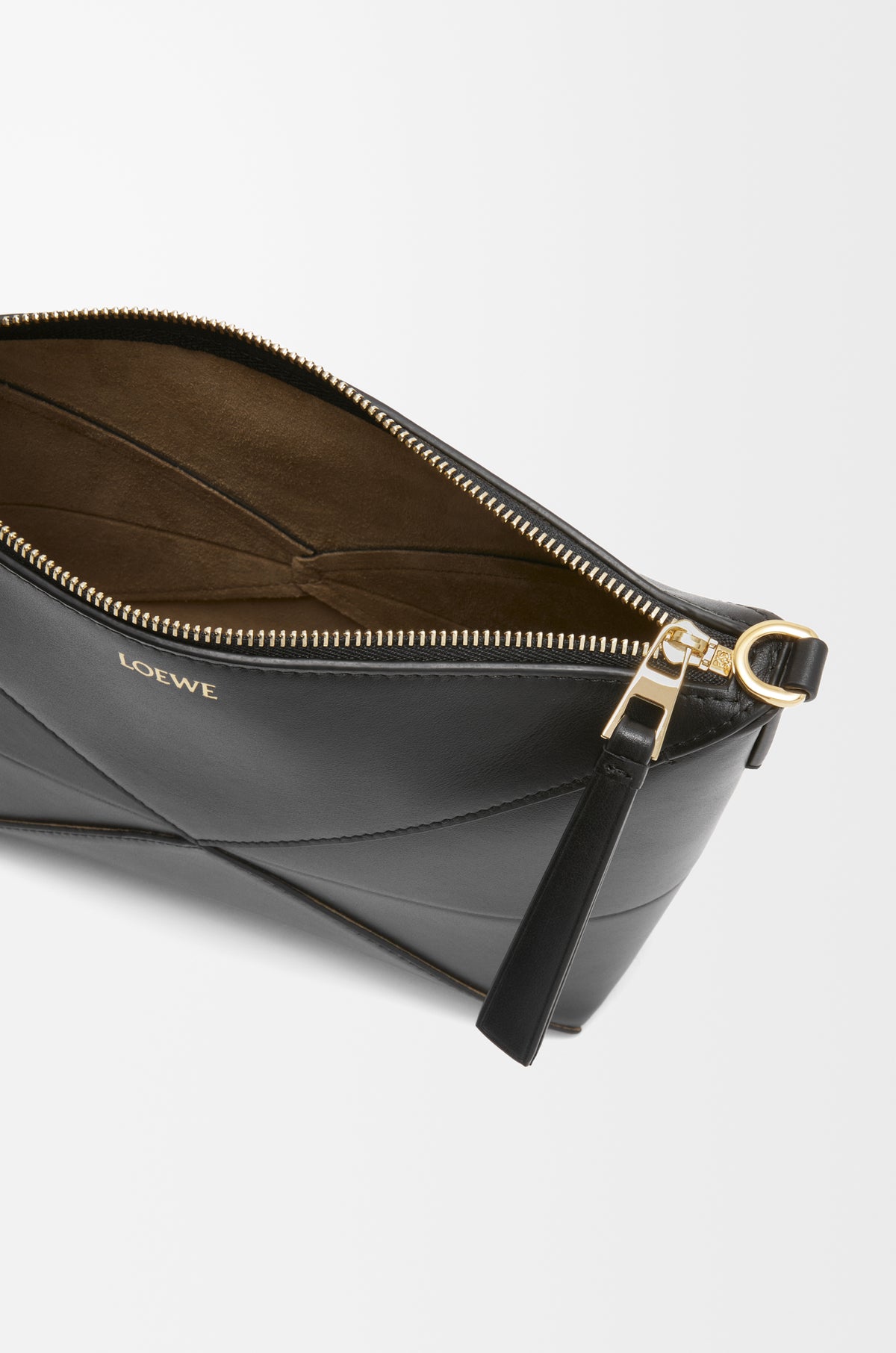 Loewe Puzzle Fold pouch in shiny nappa calfskin