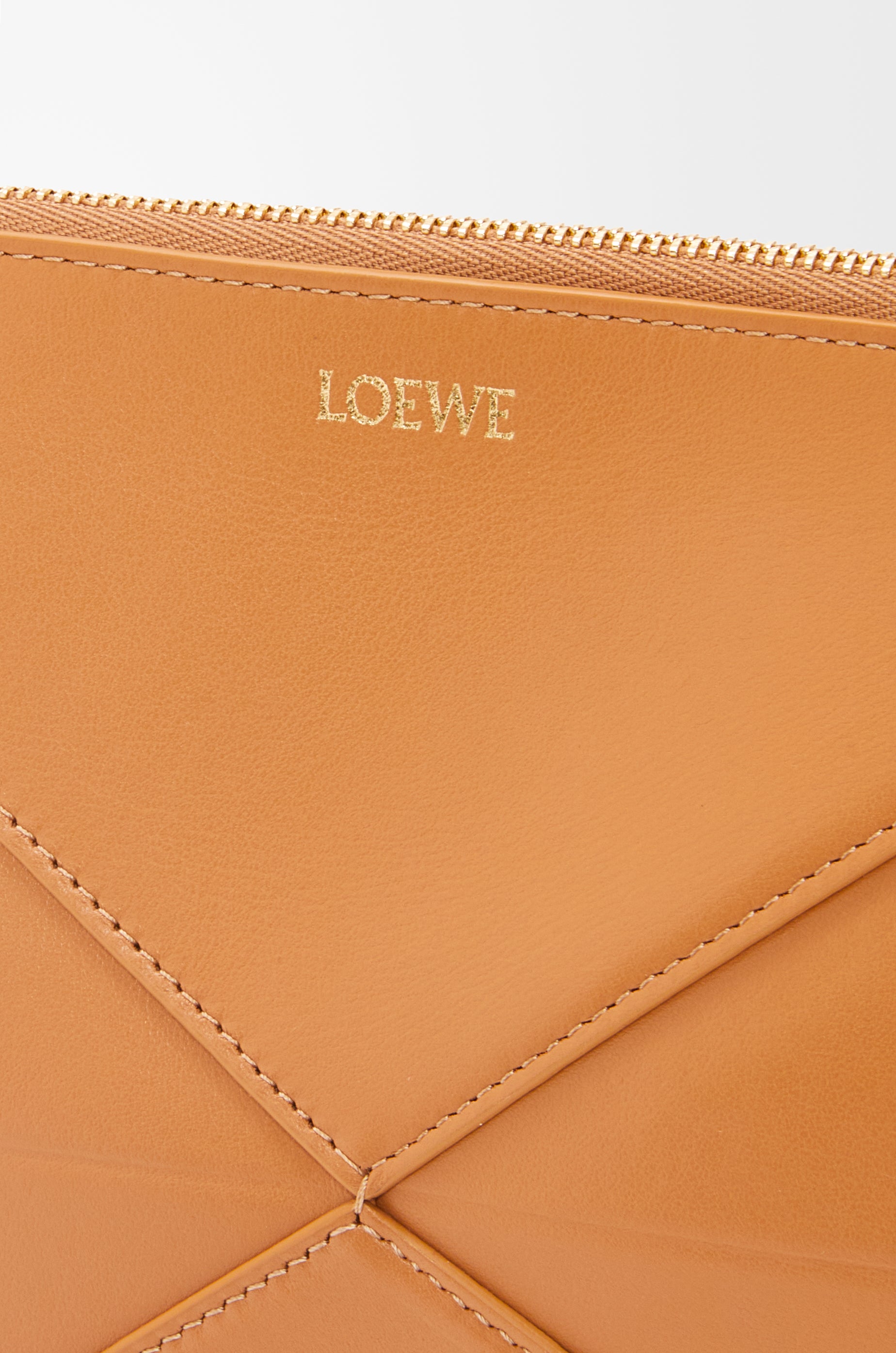 Loewe Puzzle Fold pouch in shiny nappa calfskin