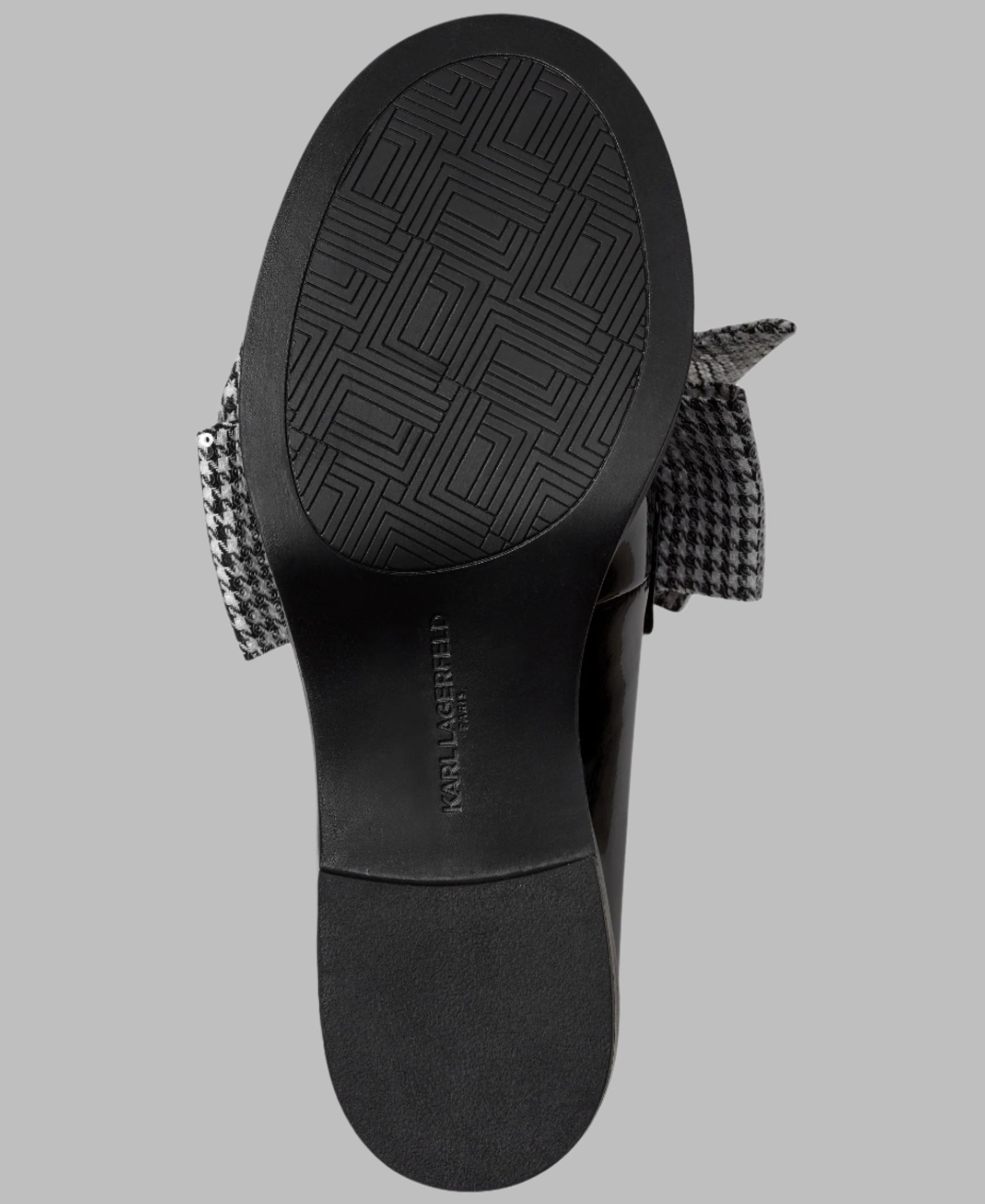 KarlLagerfeld Camila loafers with printed bow black