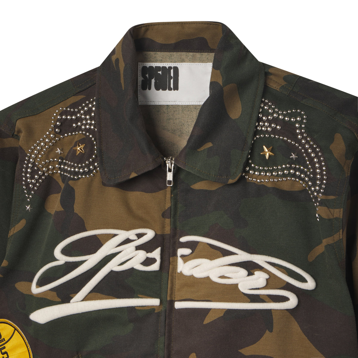 Sp5der R-05 CAMO Script Bomber Jacket