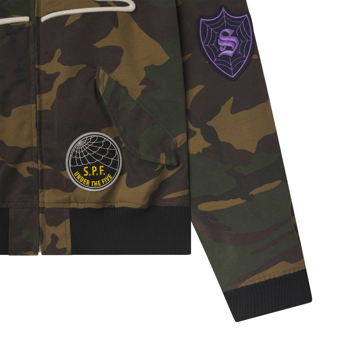 Sp5der R-05 CAMO Script Bomber Jacket