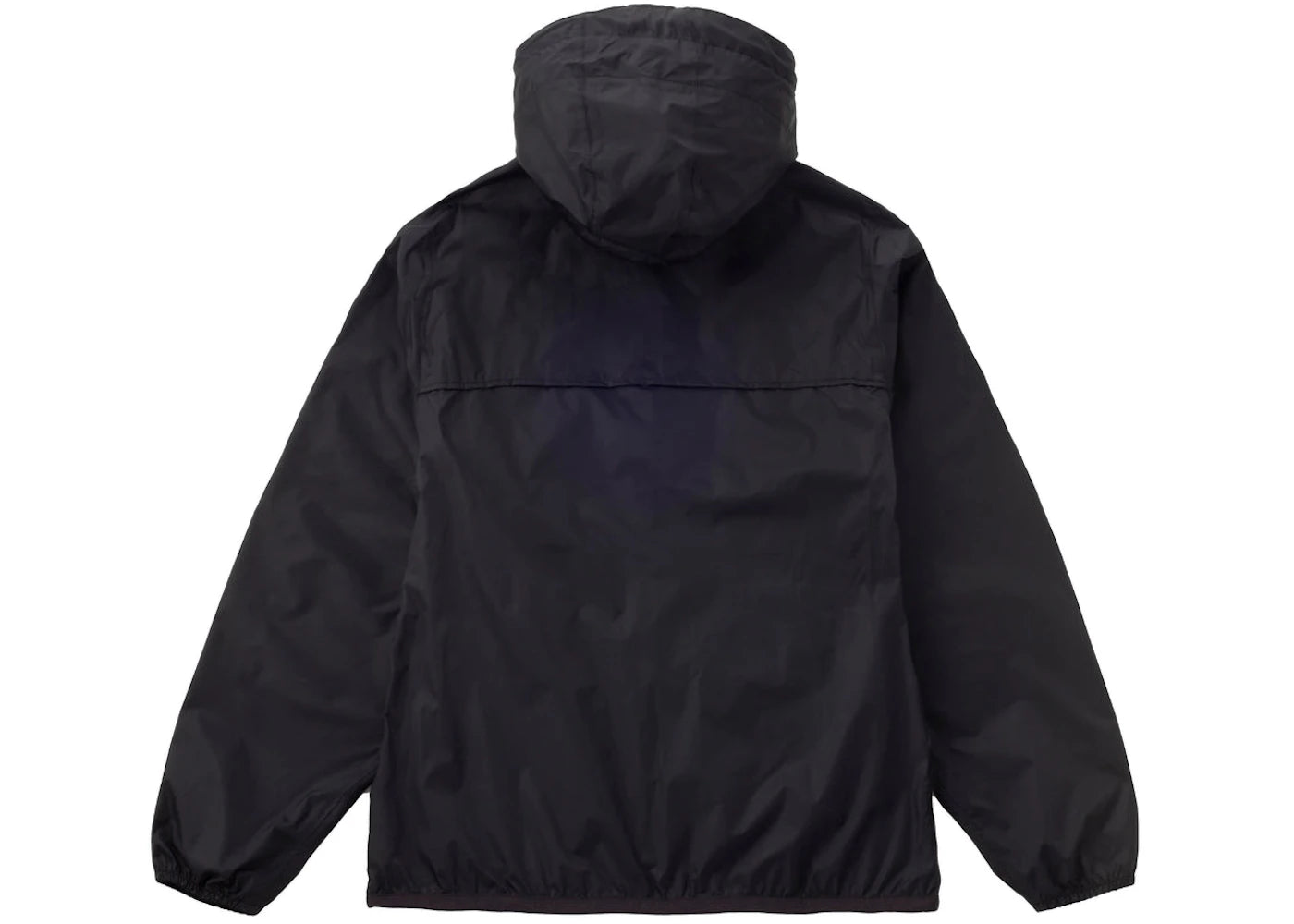 comme des garcons play x k-way logos full zip jacket beige black