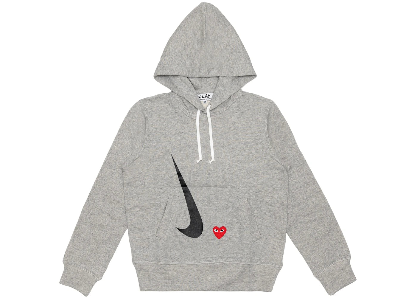 cdg x nike hoodie grey