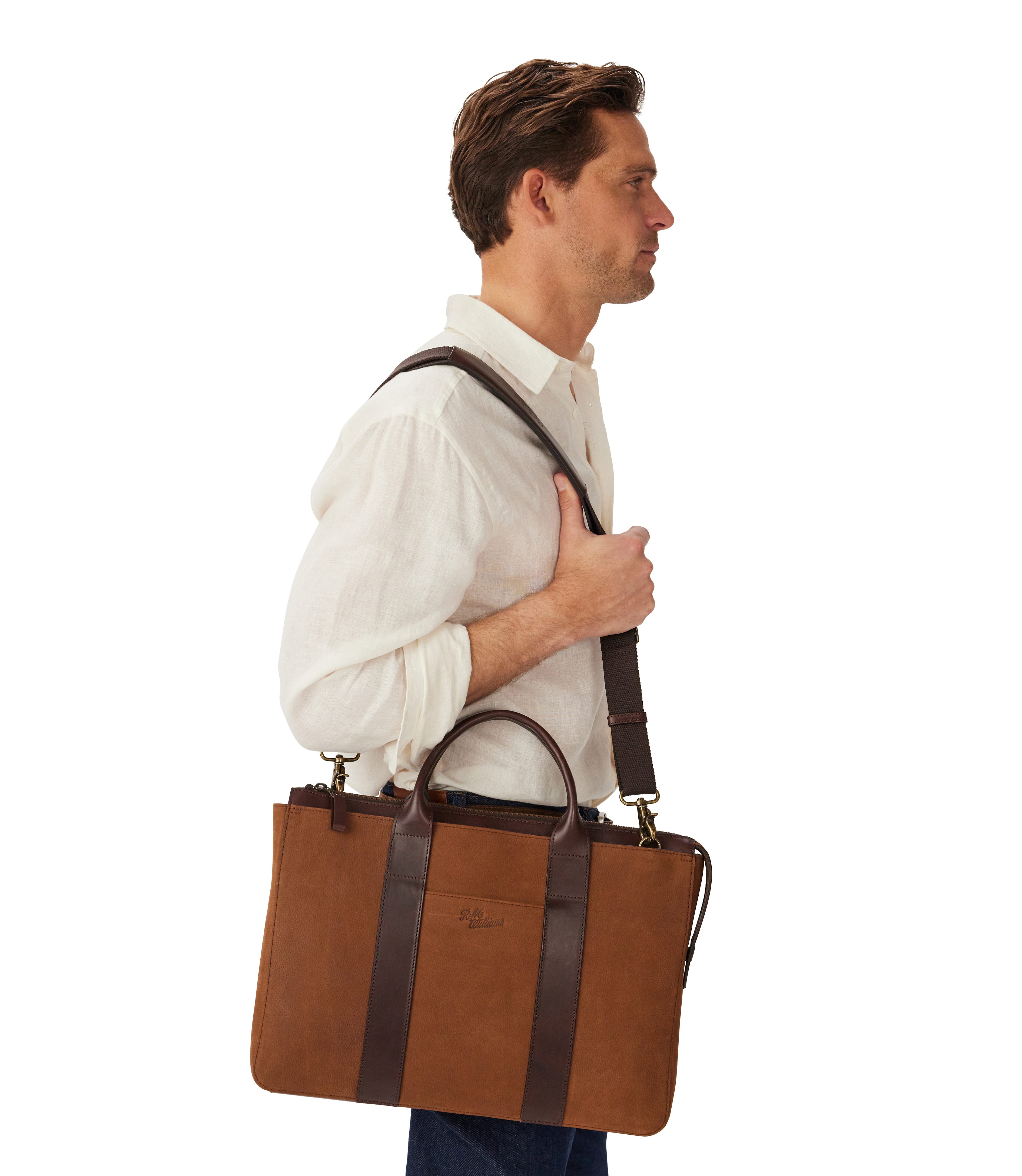 Field slim briefcase