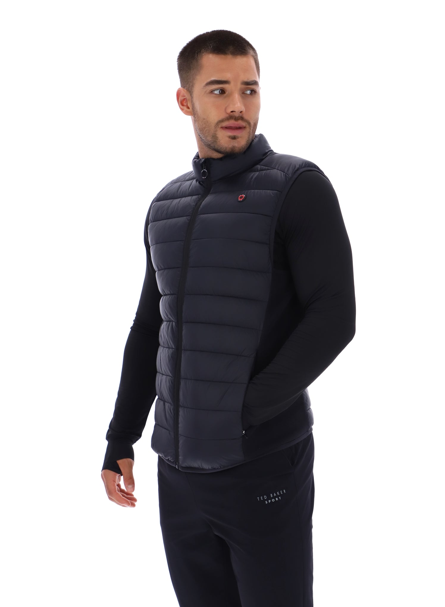 Ted Baker Chris Lightweight Quilted Zipup Active Gilet