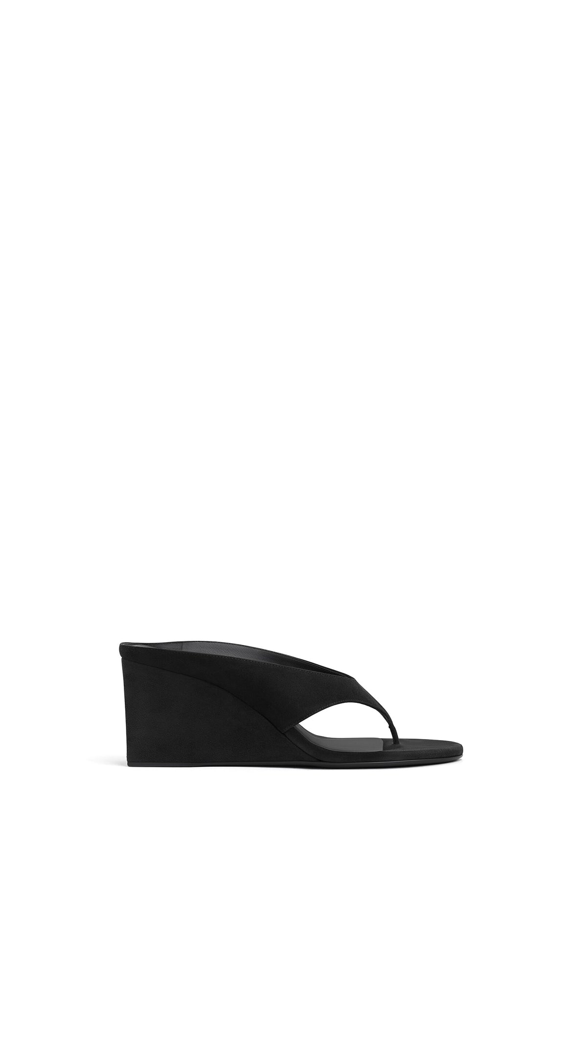 Alaïa Cube Thong Mules In Suede
