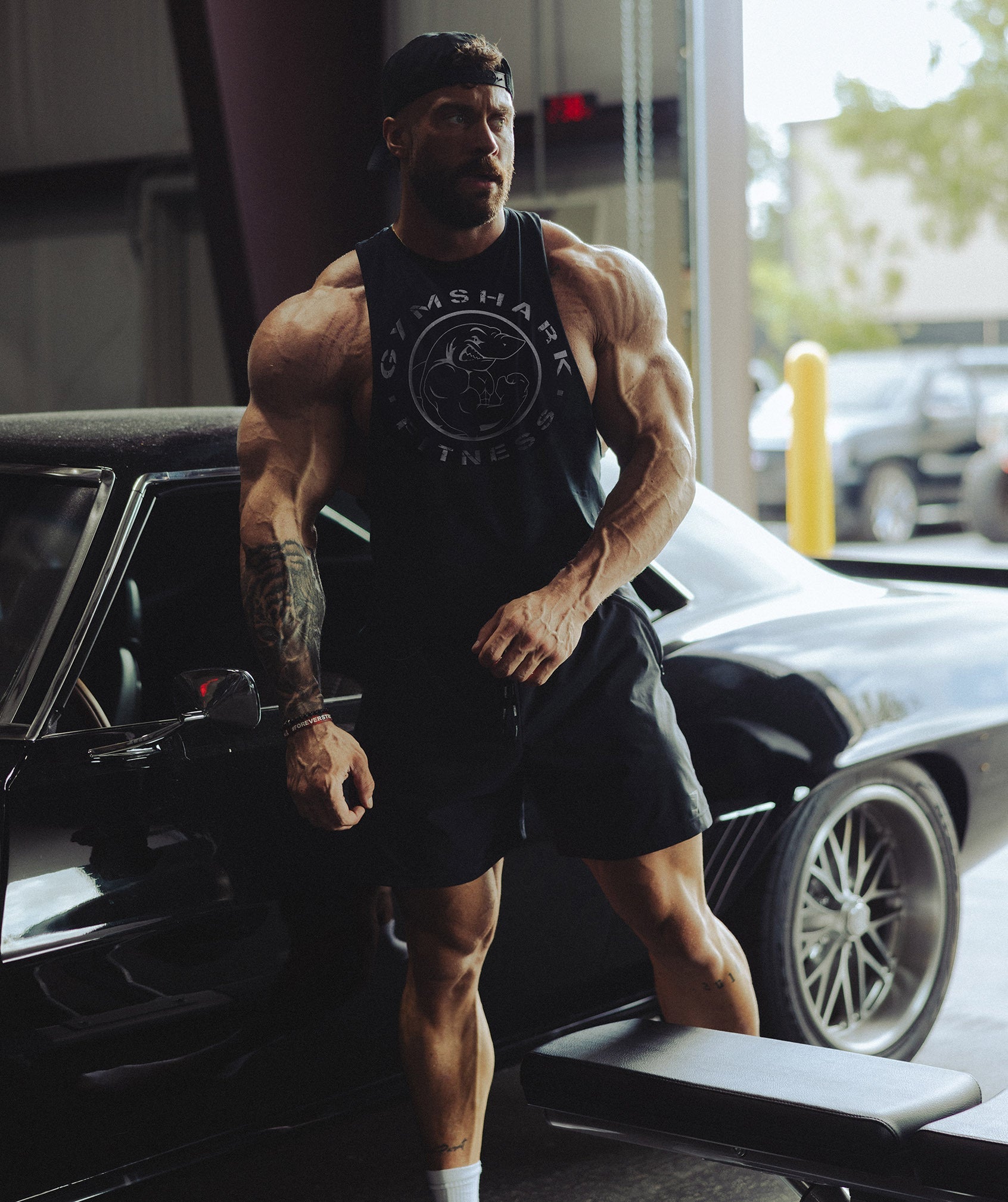 Gymshark Legacy Drop Arm Tank Black