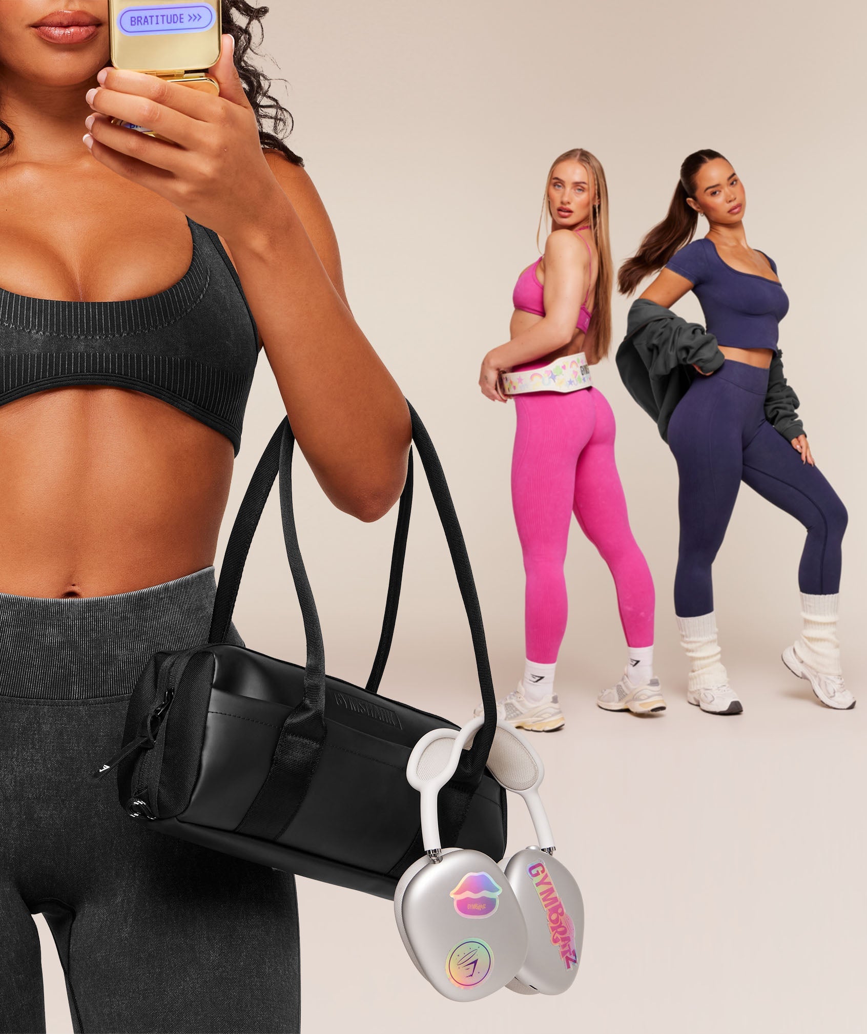 Women's Gymshark Gymshark X Bratz Leggings Super-Set Pink