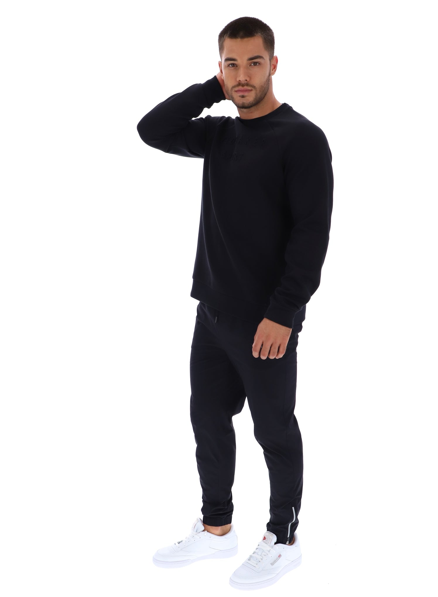 Ted Baker Craig Embossed Logo Crew Neck Training Sweatshirt