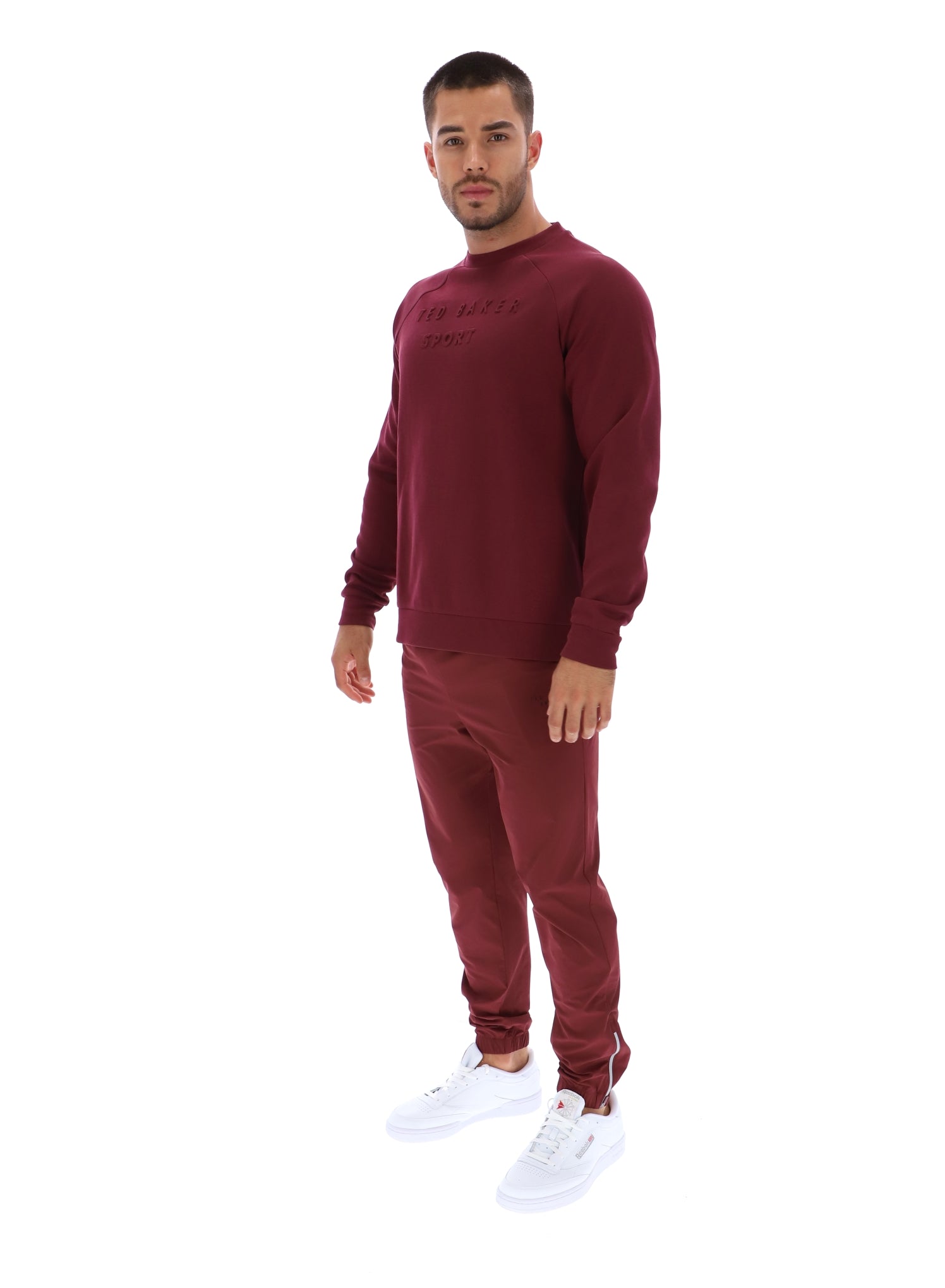 Ted Baker Craig Embossed Logo Crew Neck Training Sweatshirt