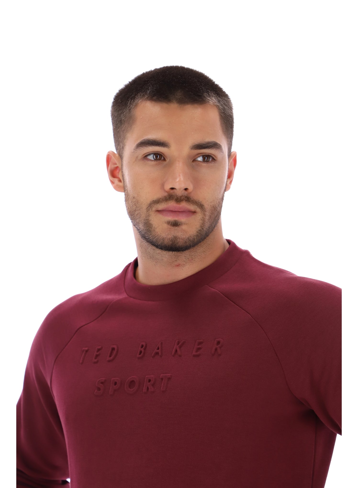 Ted Baker Craig Embossed Logo Crew Neck Training Sweatshirt