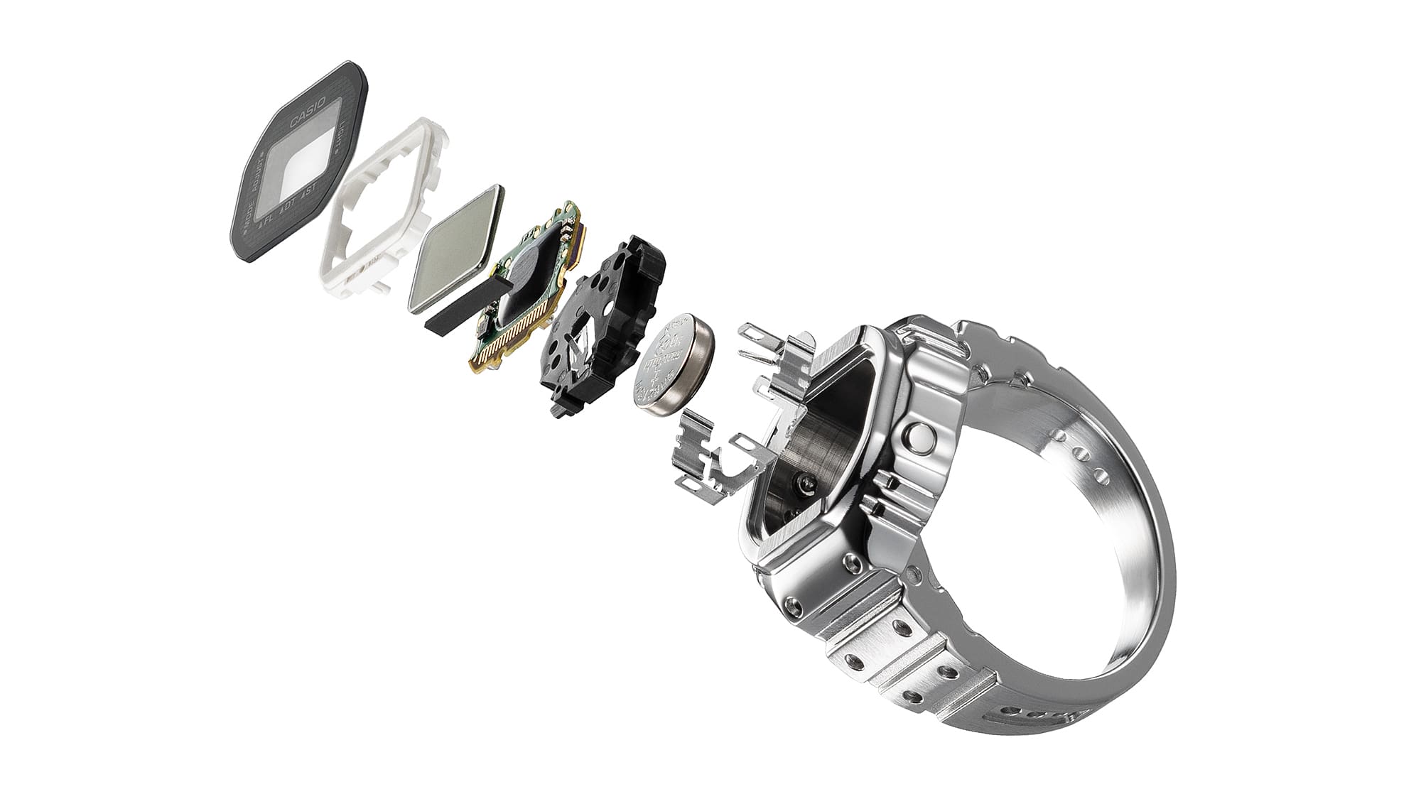 Casio 50Th Anniversary Ring Watch Crw-001-1Jr/Crw-001-1Pr