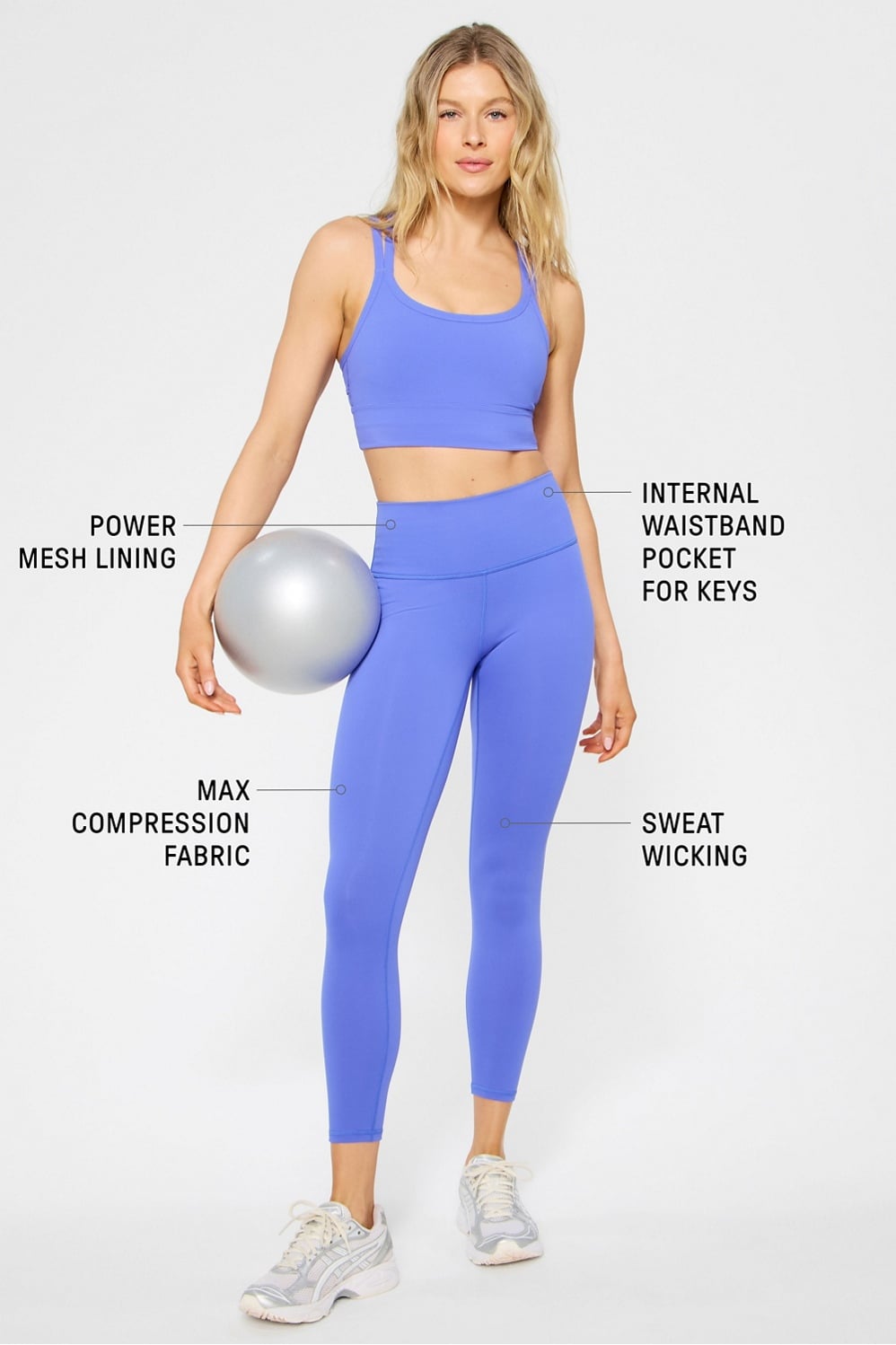 Fabletics Define PowerHold® High-Waisted Legging 7/8