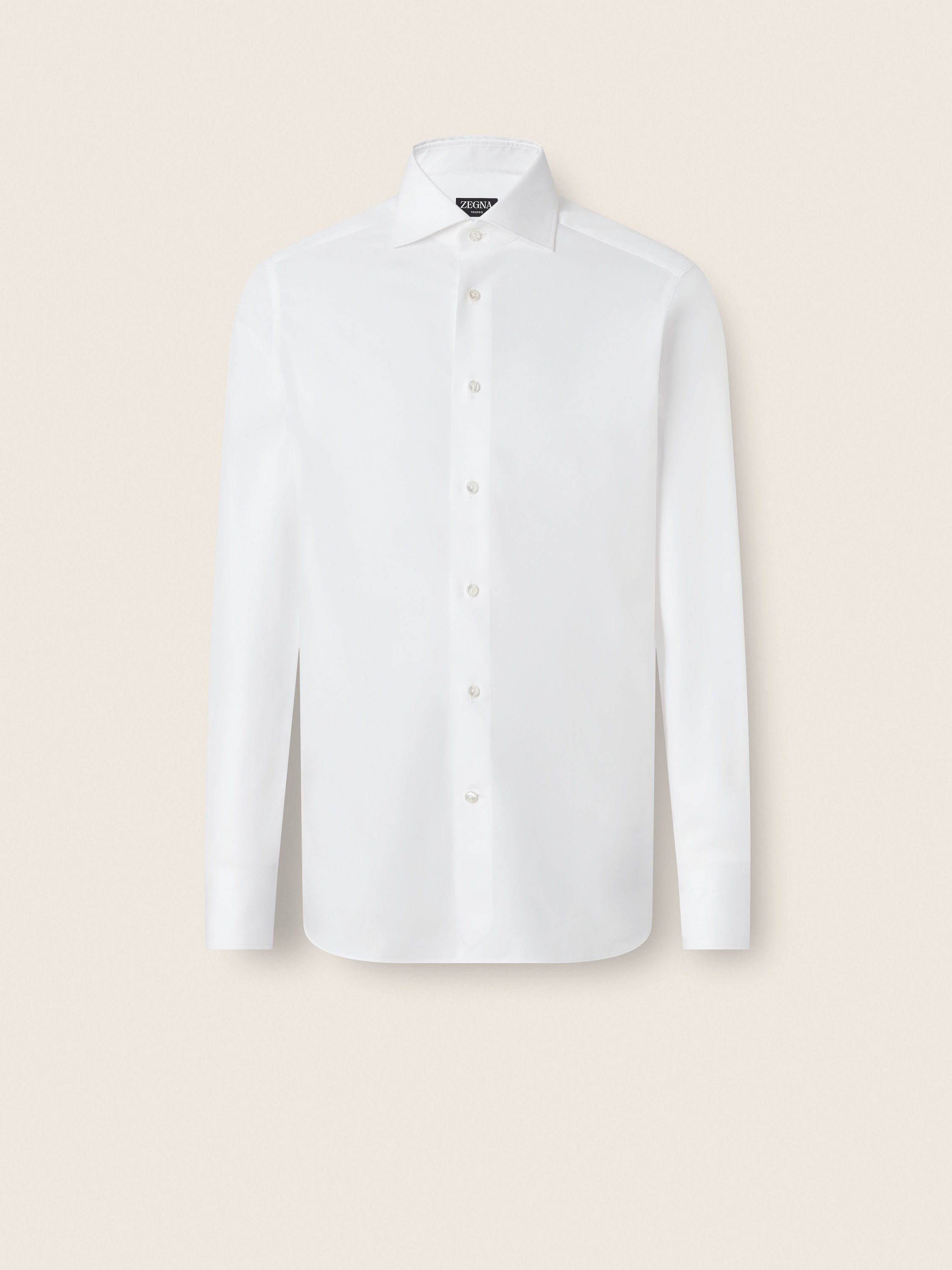 Zegna White Trofeo Cotton Shirt