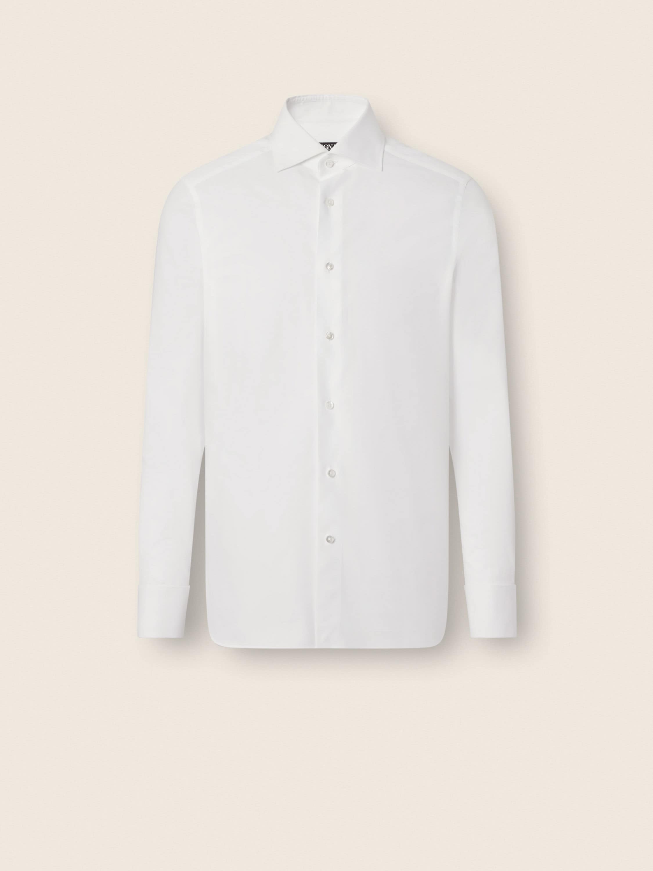 Zegna Optical White Trofeo Cotton Shirt