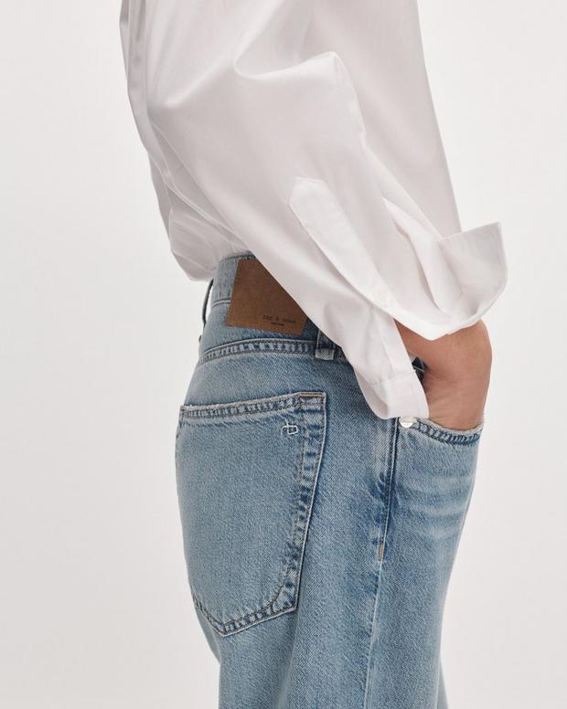 Rag & Bone Cam Ankle Relaxed Straight Jean