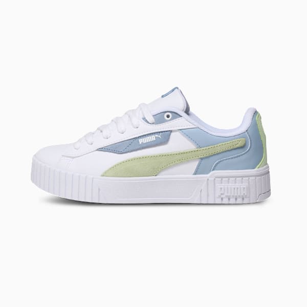 Carina 2.0 Zuki Women'S Casual Sneakers Puma White-Snow Mountain Blue-Apple Spritz