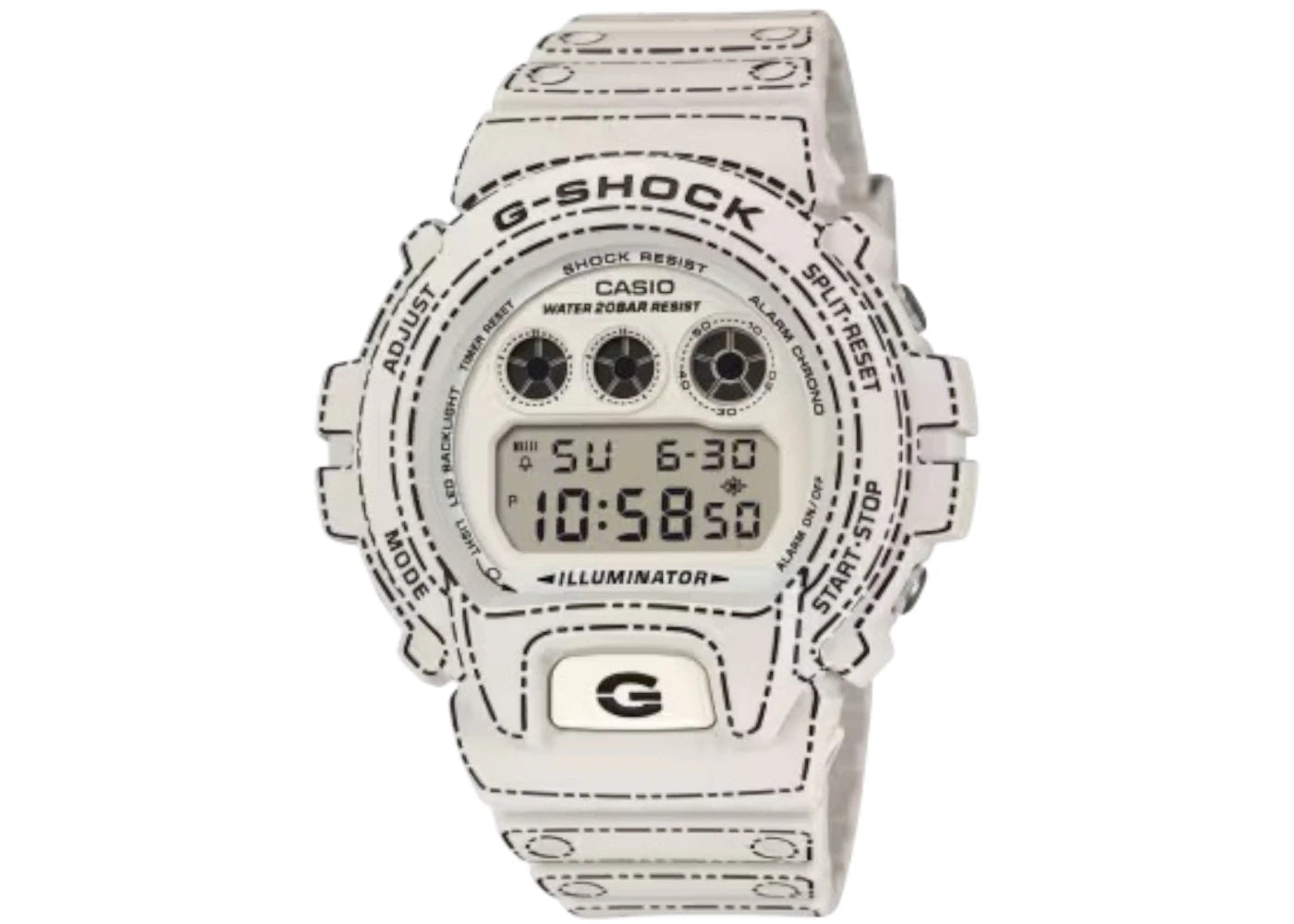 Casio Digital 6900 Series Dw-6900Rgm-5