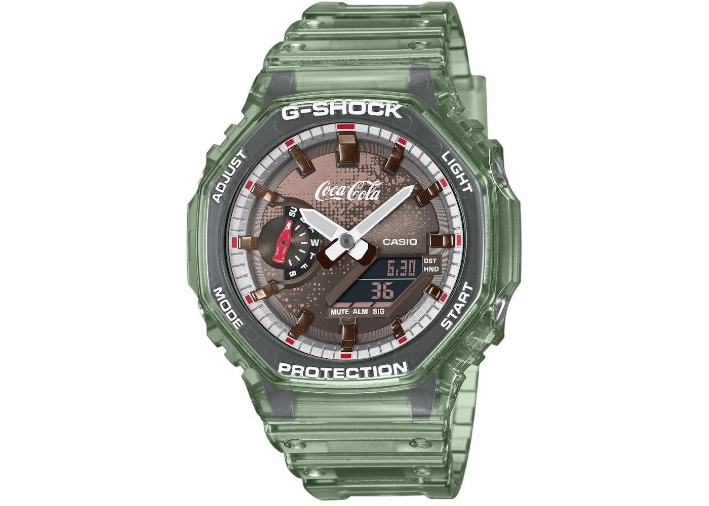 Casio X Coca Cola G-Shock Analog Digital 2100 Series Ga-2100Cc-3A