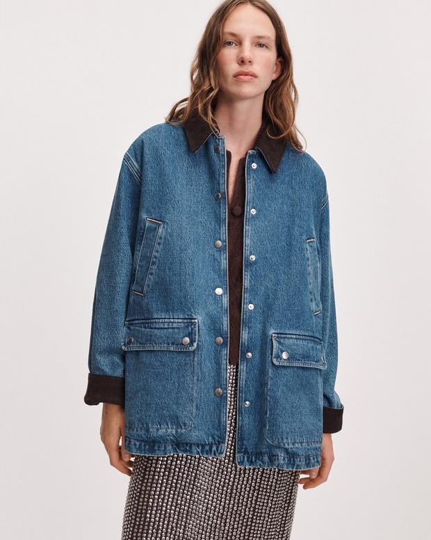 Rag & Bone Cassidy Denim Barn Jacket